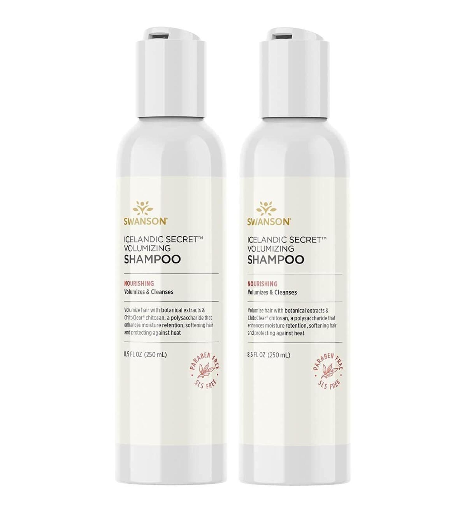 Swanson Icelandic Secret Volumizing Shampoo 8.5 oz - Chitoclear 2 Pack | Best International Shipping - Buy Online on GoSupps.com