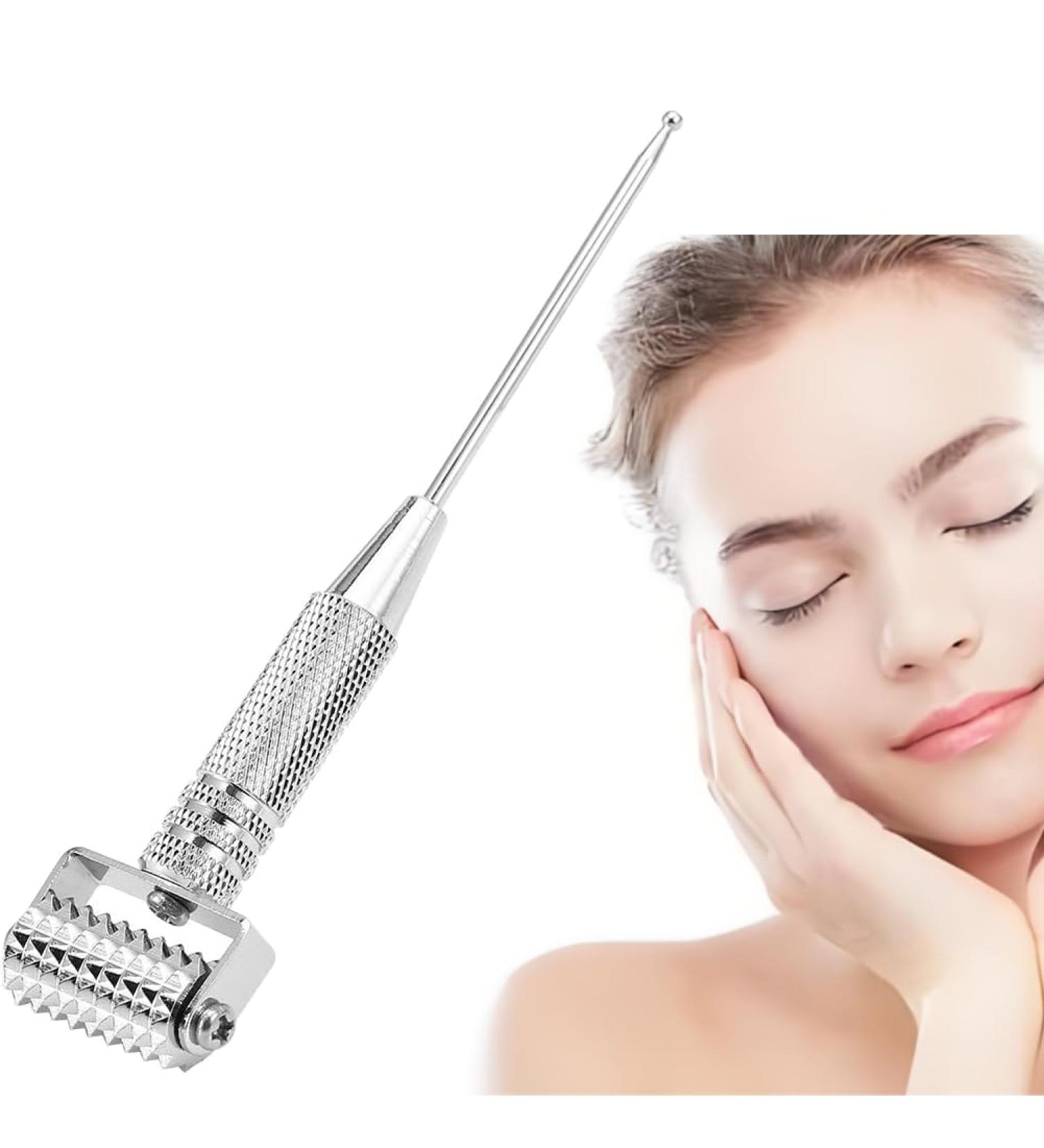 Buy Multifunctional Acupuncture Point Detector Probe - Ear Acupuncture Spring Needle Massage Roller (Silver) | International Shipping Available - Buy Online on GoSupps.com