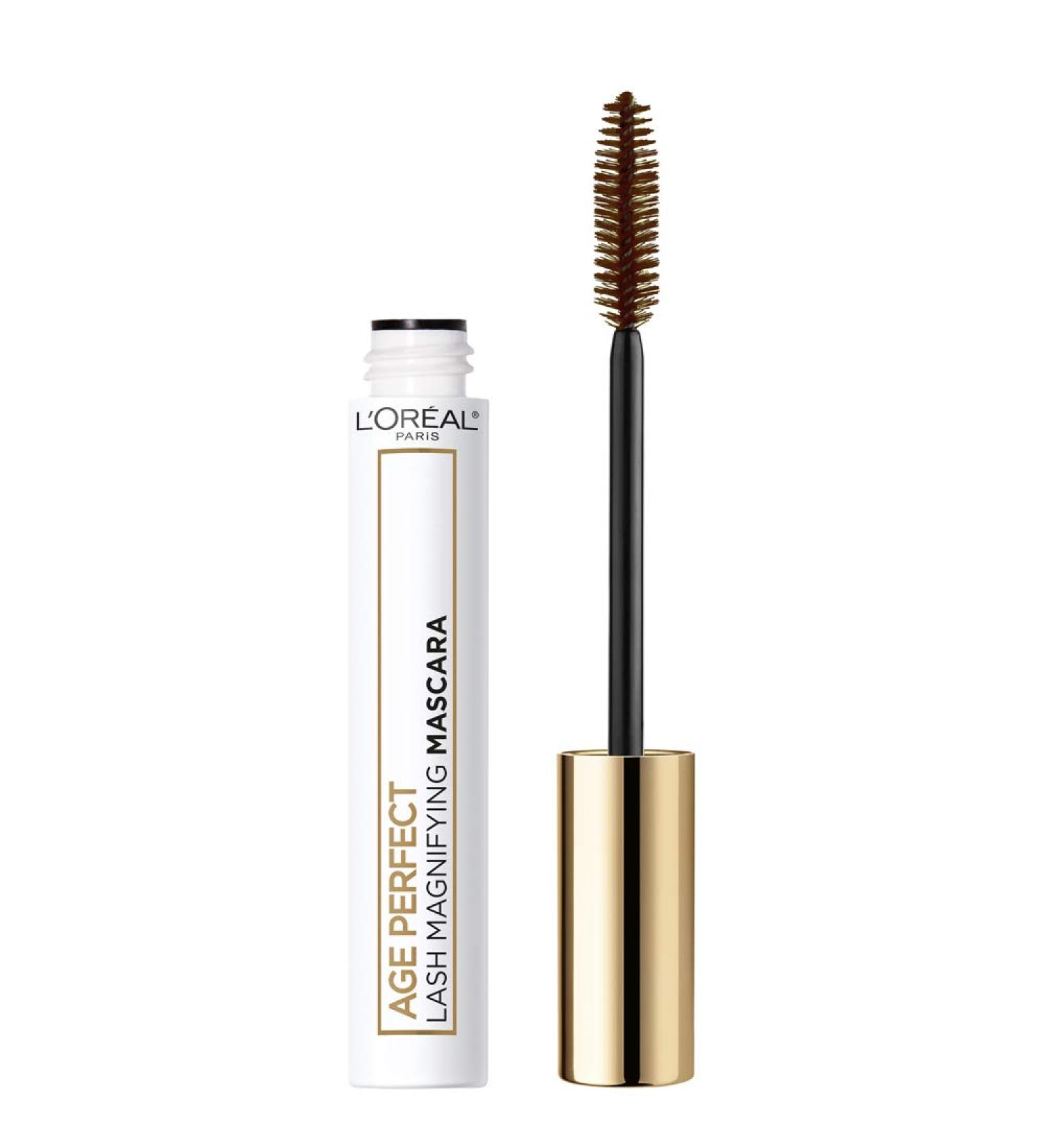 L'Oreal Paris Age Perfect Lash Magnifying Mascara Brown - 0.28 oz Washable Formula - Buy Online on GoSupps.com