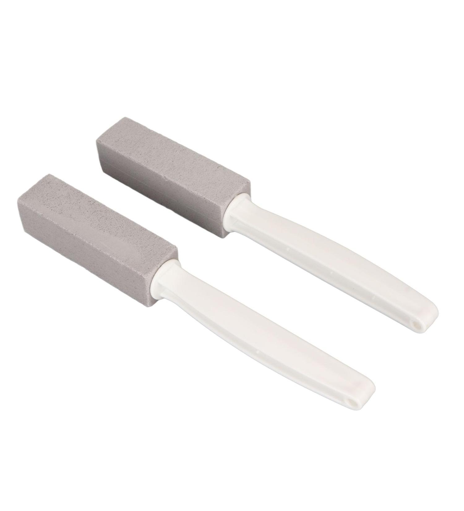 Pumice Stone Toilet Bowl Cleaner 4Pcs Efficient Pumice Stone Multipurpose Cleaning Brush for Grate for Bathroom for Kitchen - Buy Online on GoSupps.com