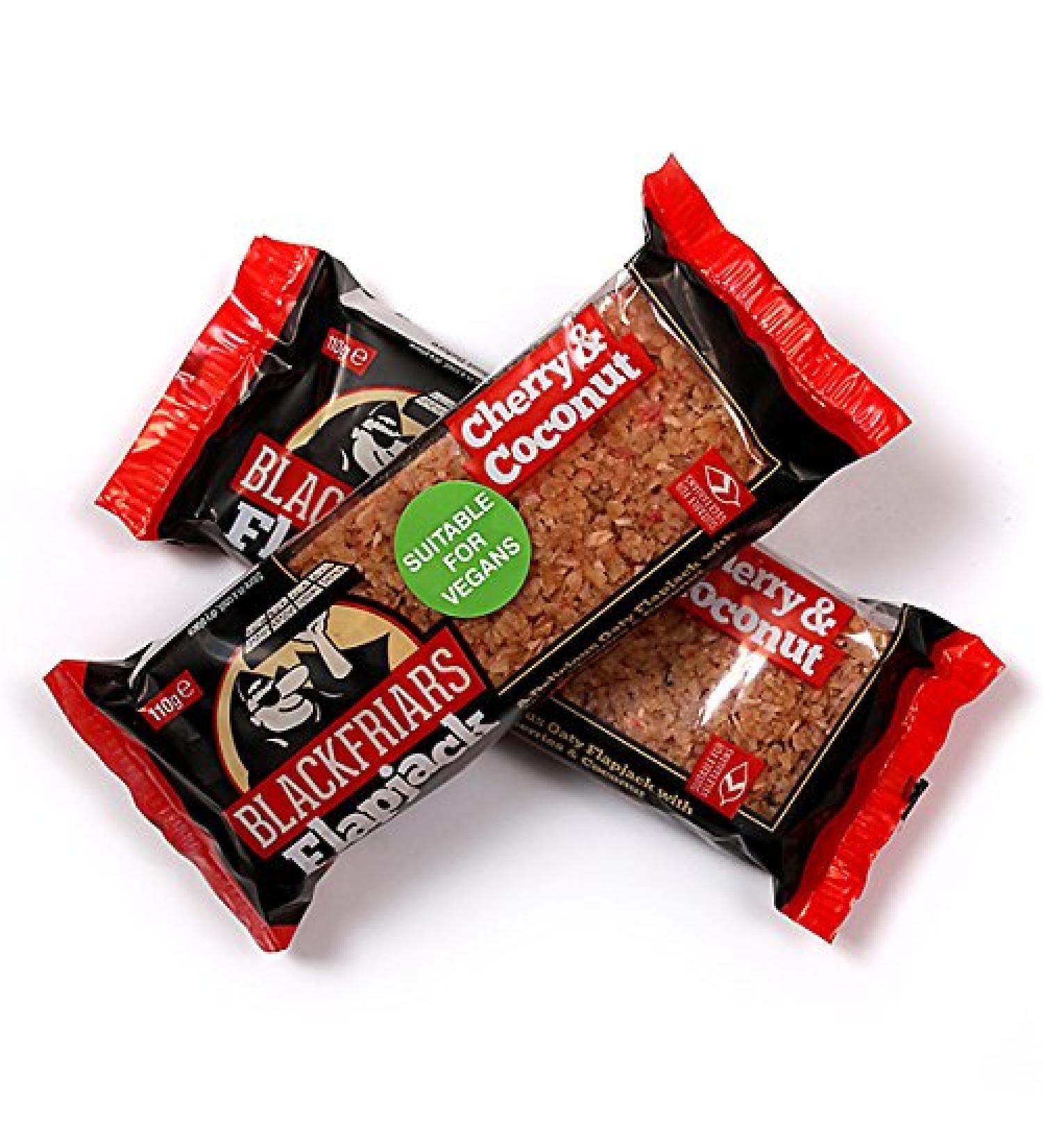 Blackfriars Flapjacks Barres Protéinées Cherry & Noix de Coco 25 x 110 g