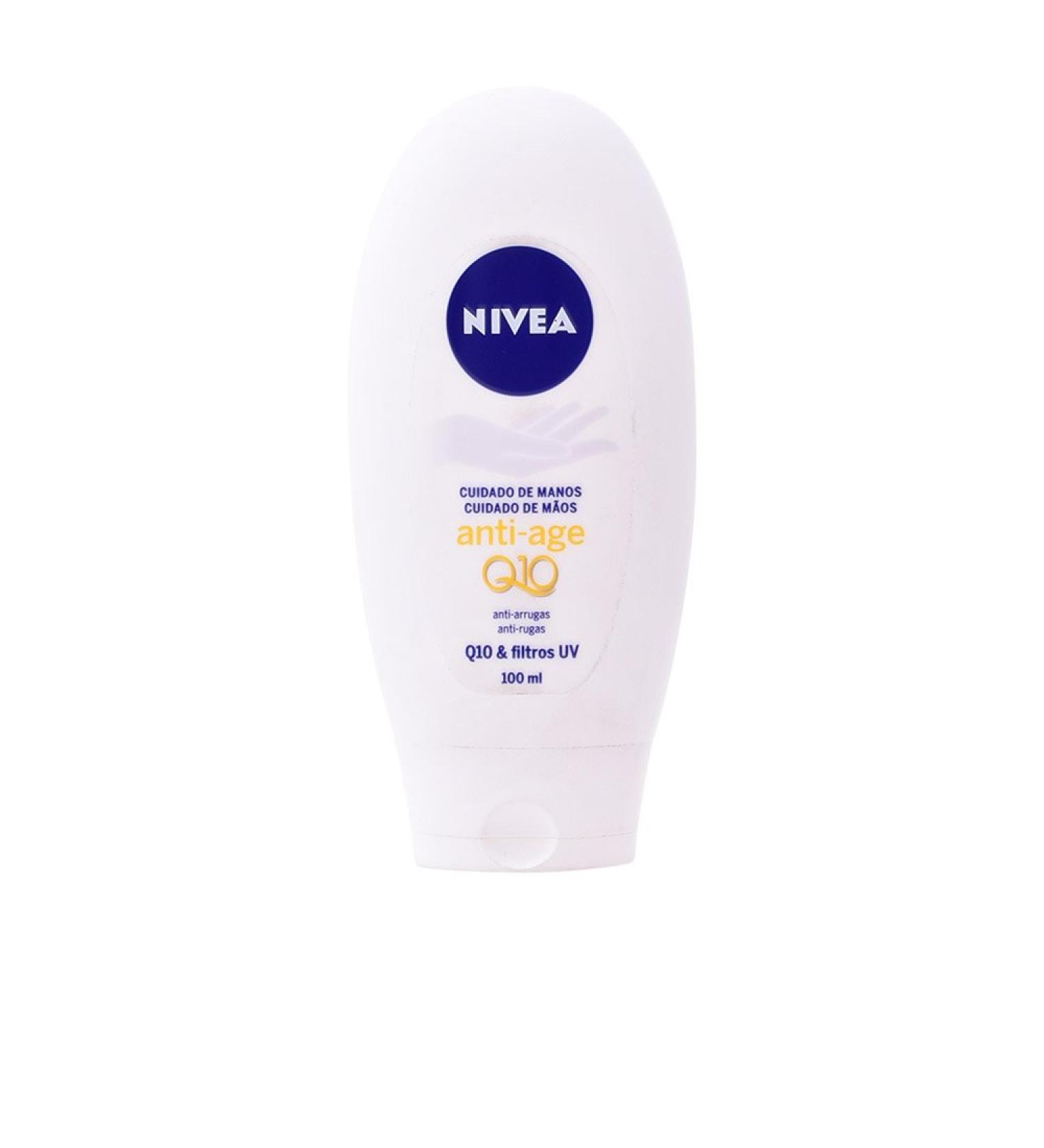 NIVEA Q10 Antiedad Crema de Manos 3 en 1 - 100 ml | Coenzima Q10 & Filtros UV para Reducir Signos de Envejecimiento - Buy Online on GoSupps.com