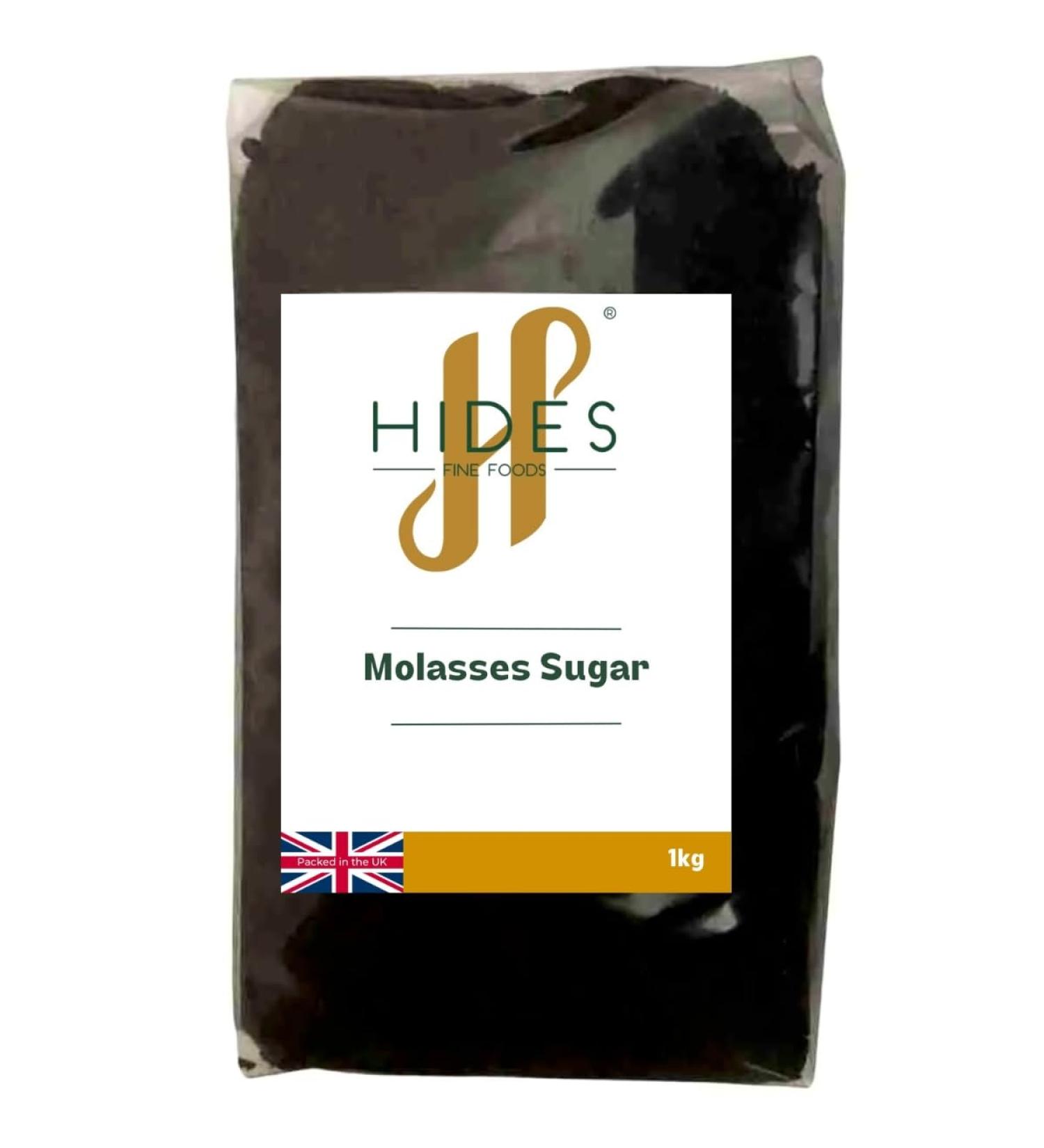Hides Fine Foods - Molasses Sugar 1kg - GMO - Free - Suitable for Vegetarians - Baking - Cookies - Caramel - Tarts - Pies - Brownies - Desserts - Cooking - Buy Online on GoSupps.com