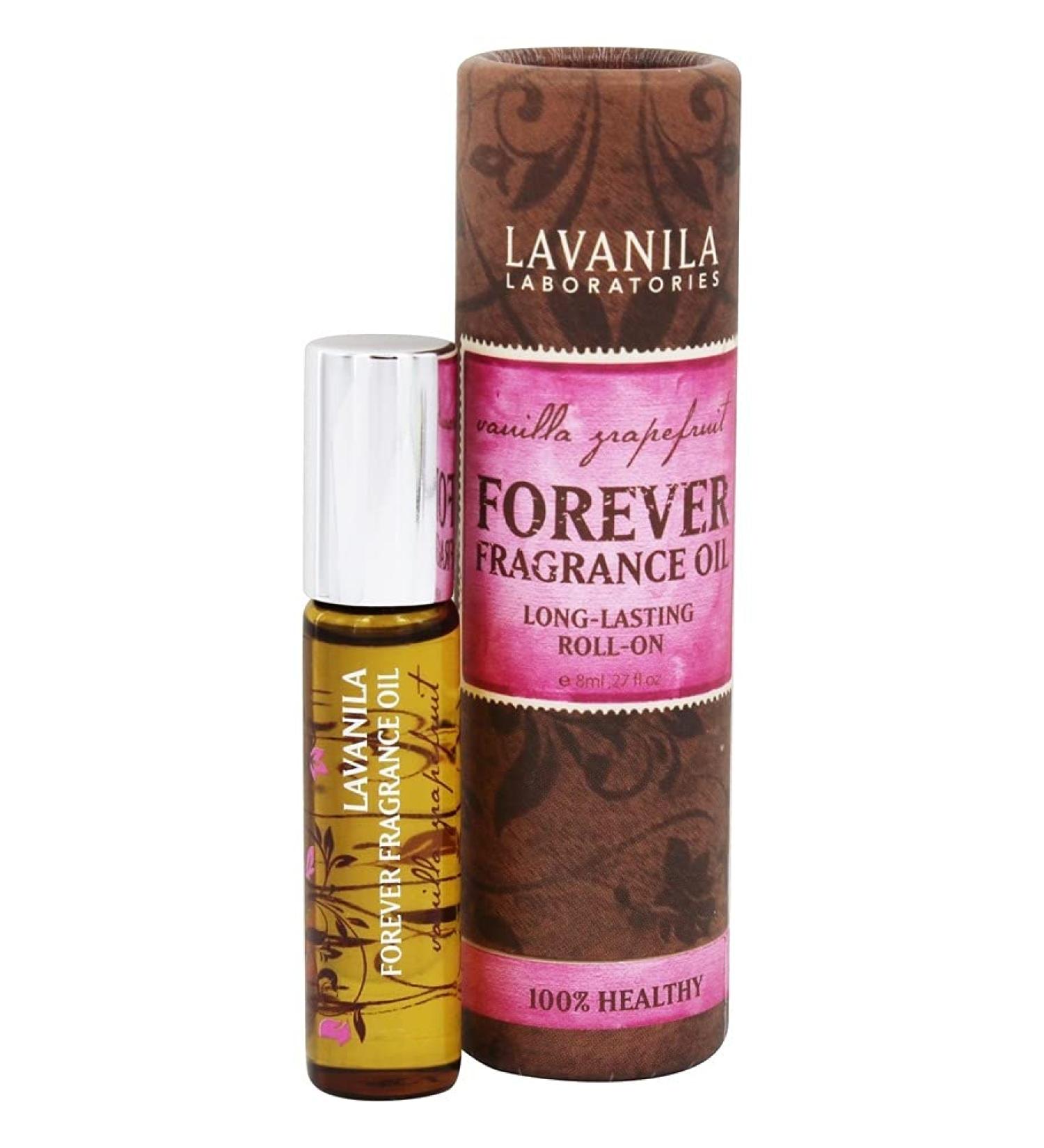 Lavanila Forever Fragrance Oil - Vanilla Grapefruit Roll-On (mini) for Women 0.27 oz