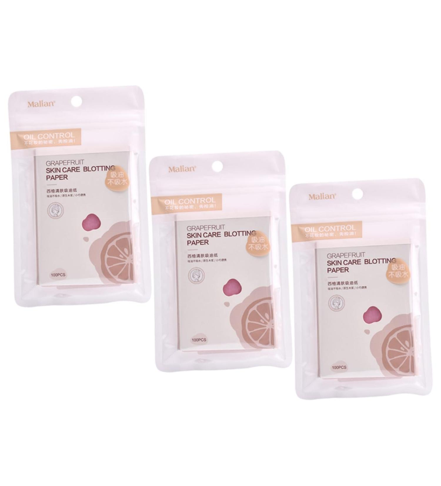 Housoutil 3 Oil-Absorbing Paper Scented Oil Absorbing Papers Facial Oil Wipes Face Oil Tissue Safe Oil Absorbing Paper Papertowel Skin Friendly Paper Facial Tissue Pink - Buy Online on GoSupps.com