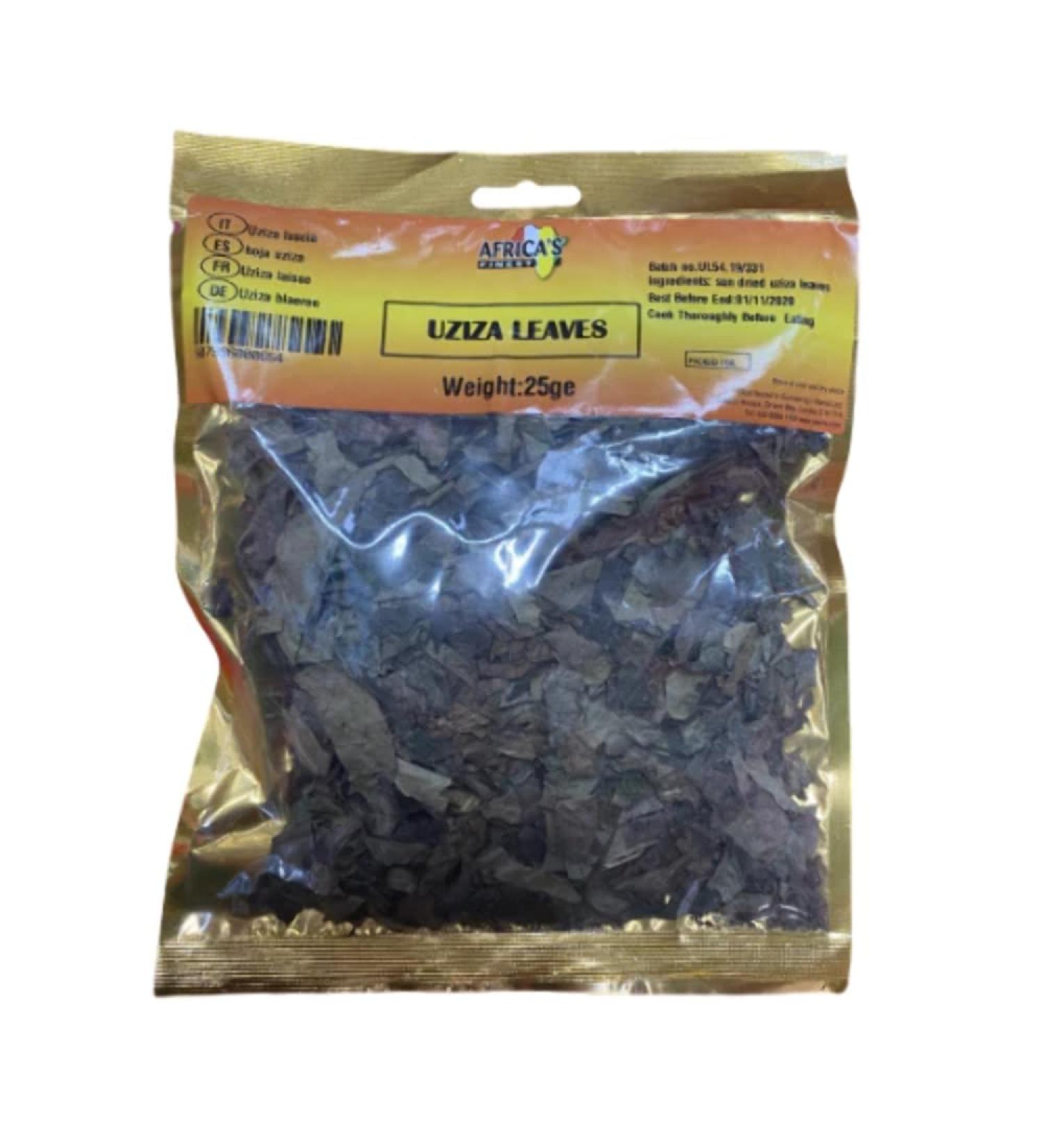 Africa's Finest Uziza Leaves 25g Box of 10-Fd