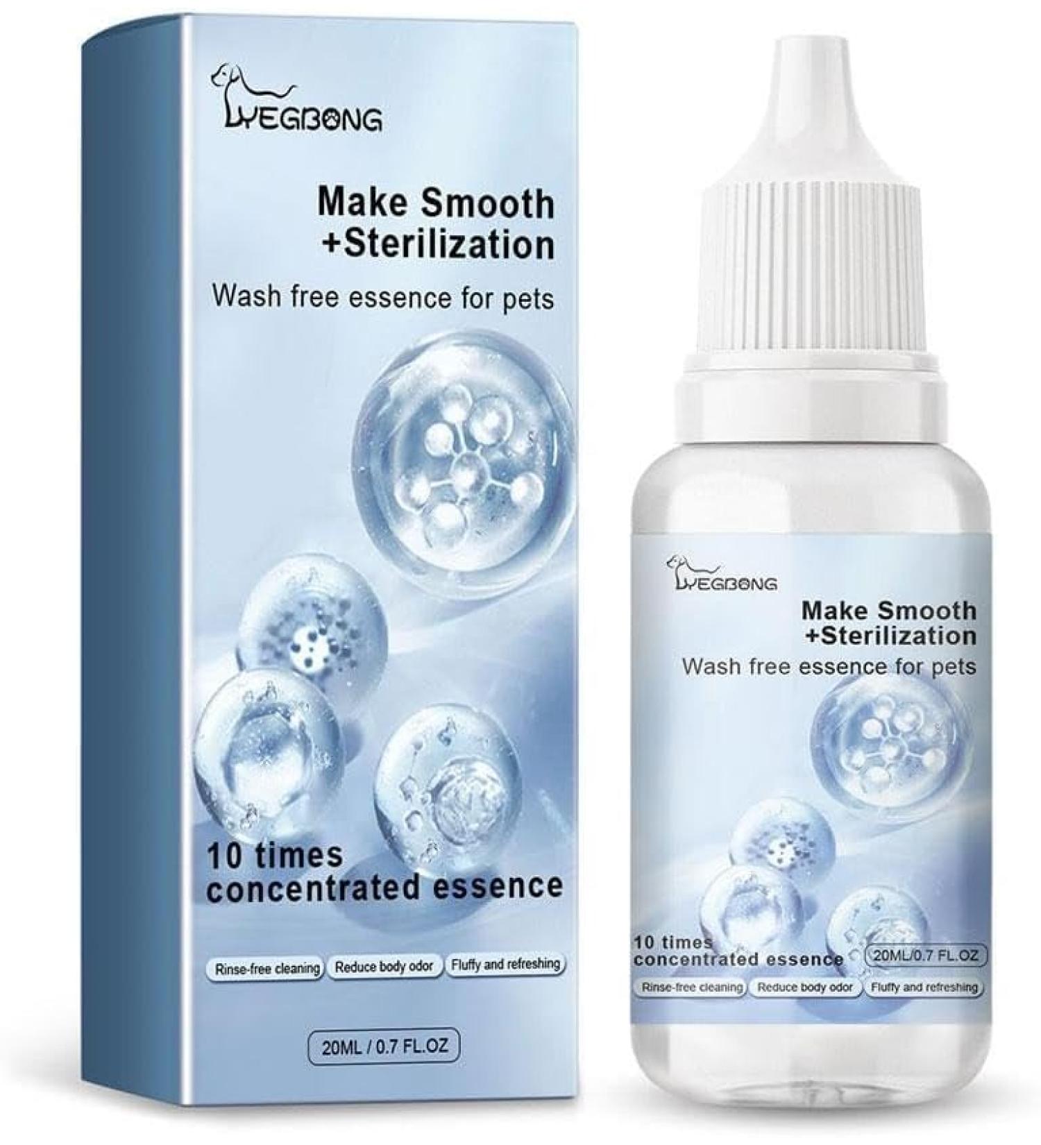 Wash Free Essence for Pets - Leave-in Conditioner & Detangling Spray for Cats & Dogs (1pc) - Buy Online on GoSupps.com