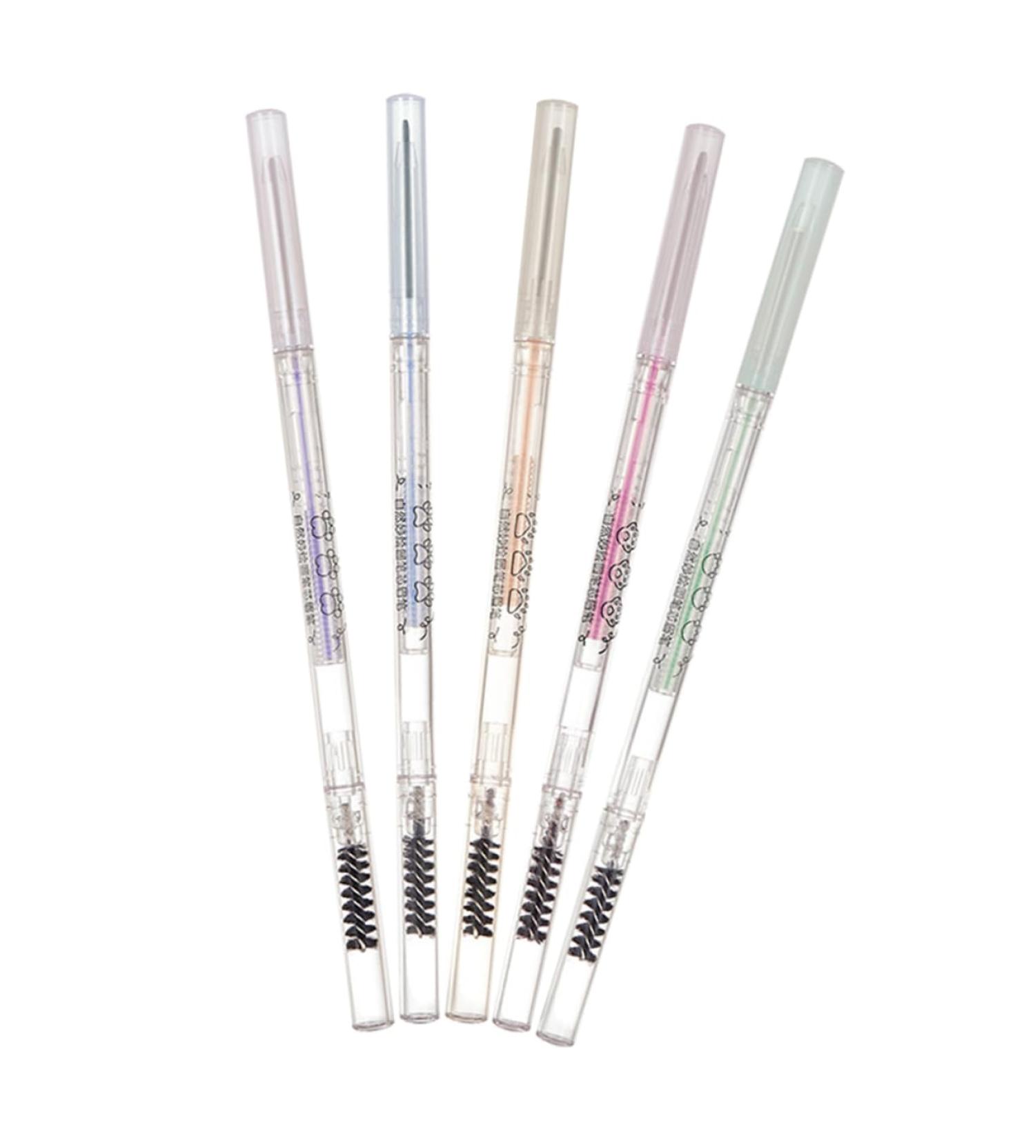 Baluue 5pcs Eyebrow Makeup Pencils Ash Brown Eyebrow Pencil Best Eyebrow Pencil Pencils with Plastic - Buy Online on GoSupps.com