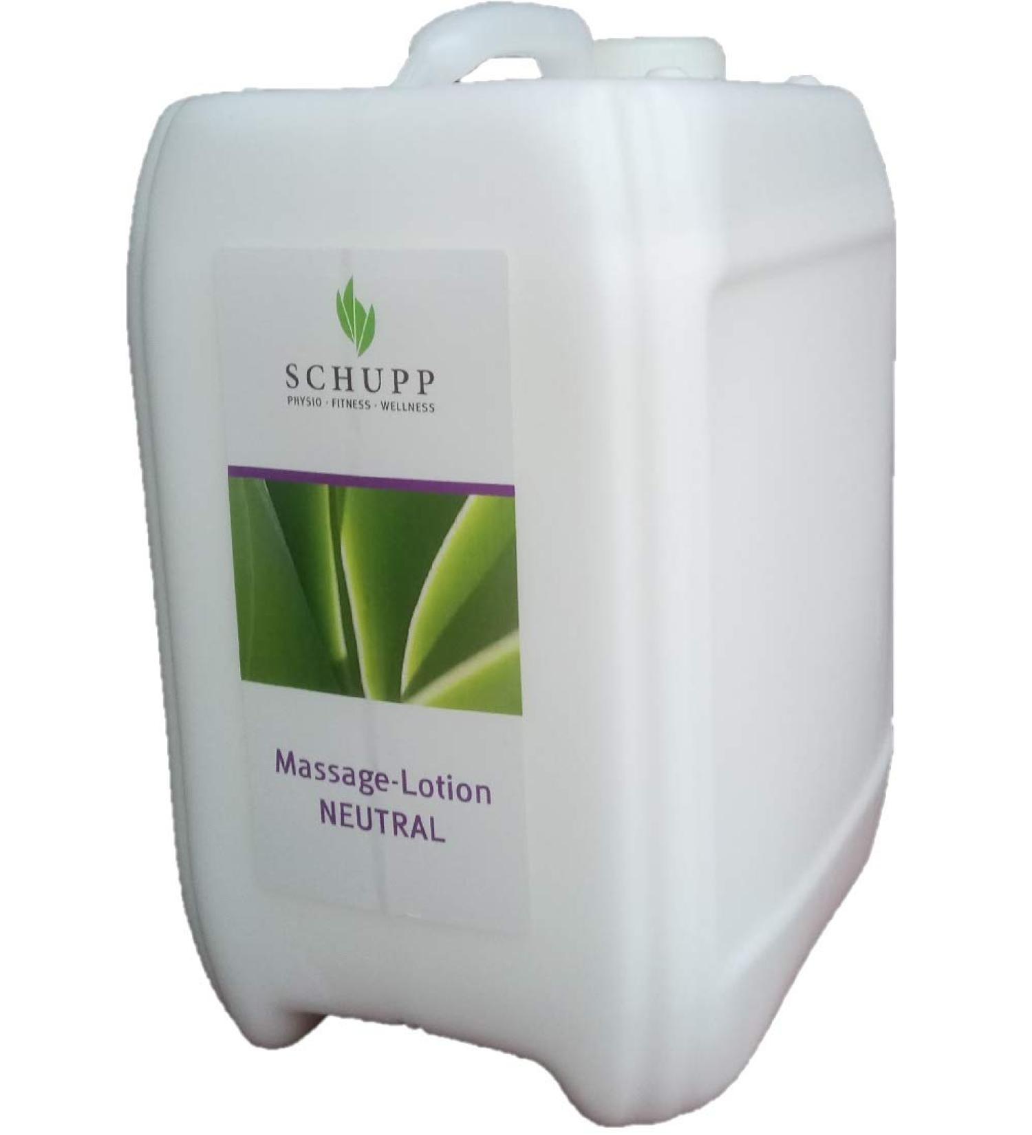 Schupp Massage Lotion Neutral 5 Liter - Premium Spa Quality - Buy Now for International Shipping - Buy Online on GoSupps.com