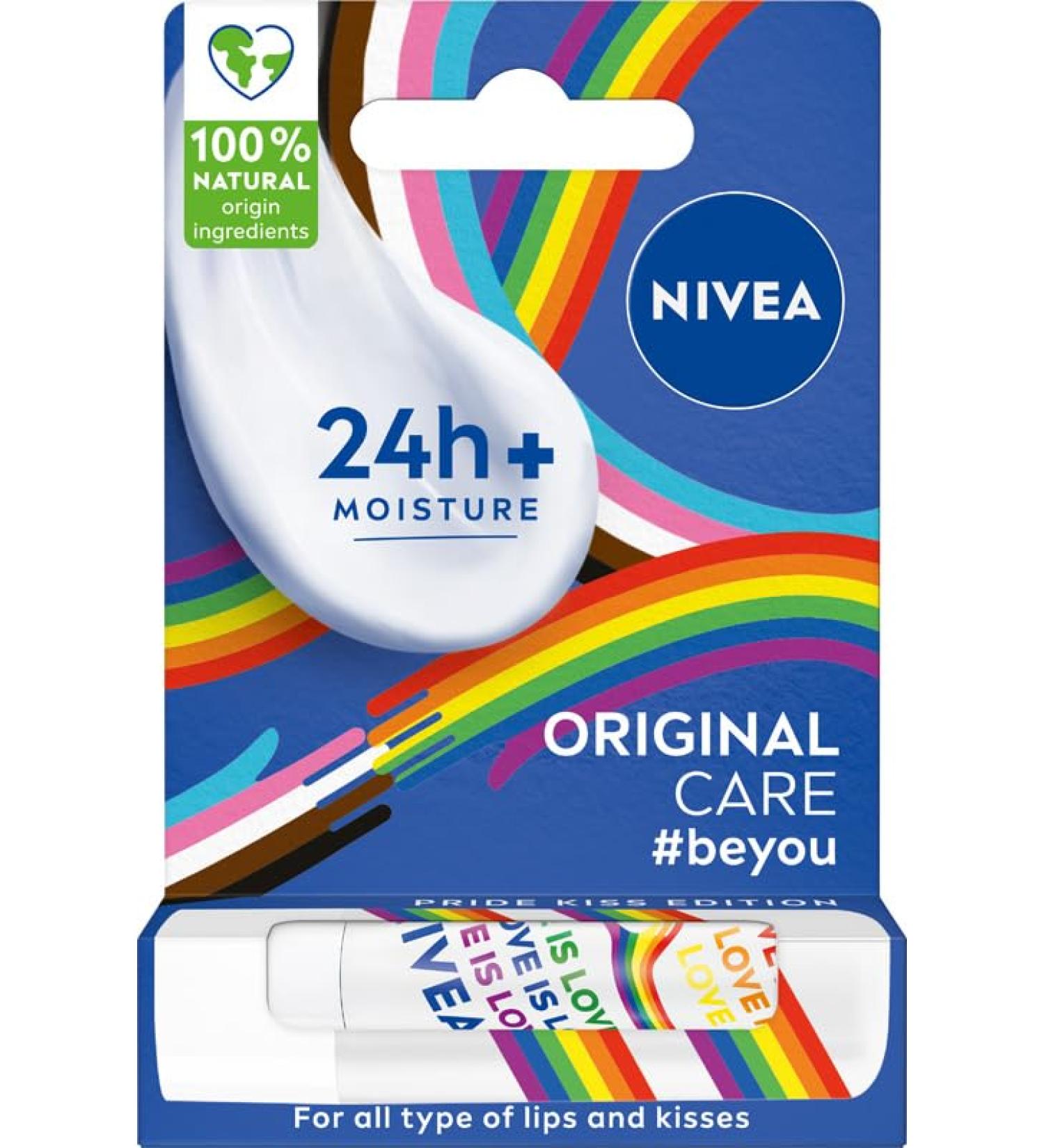  NIVEA NIVEA Pride Kiss Edition Nourishing Lipstick Original Care 4.8 g - Buy Online on GoSupps.com