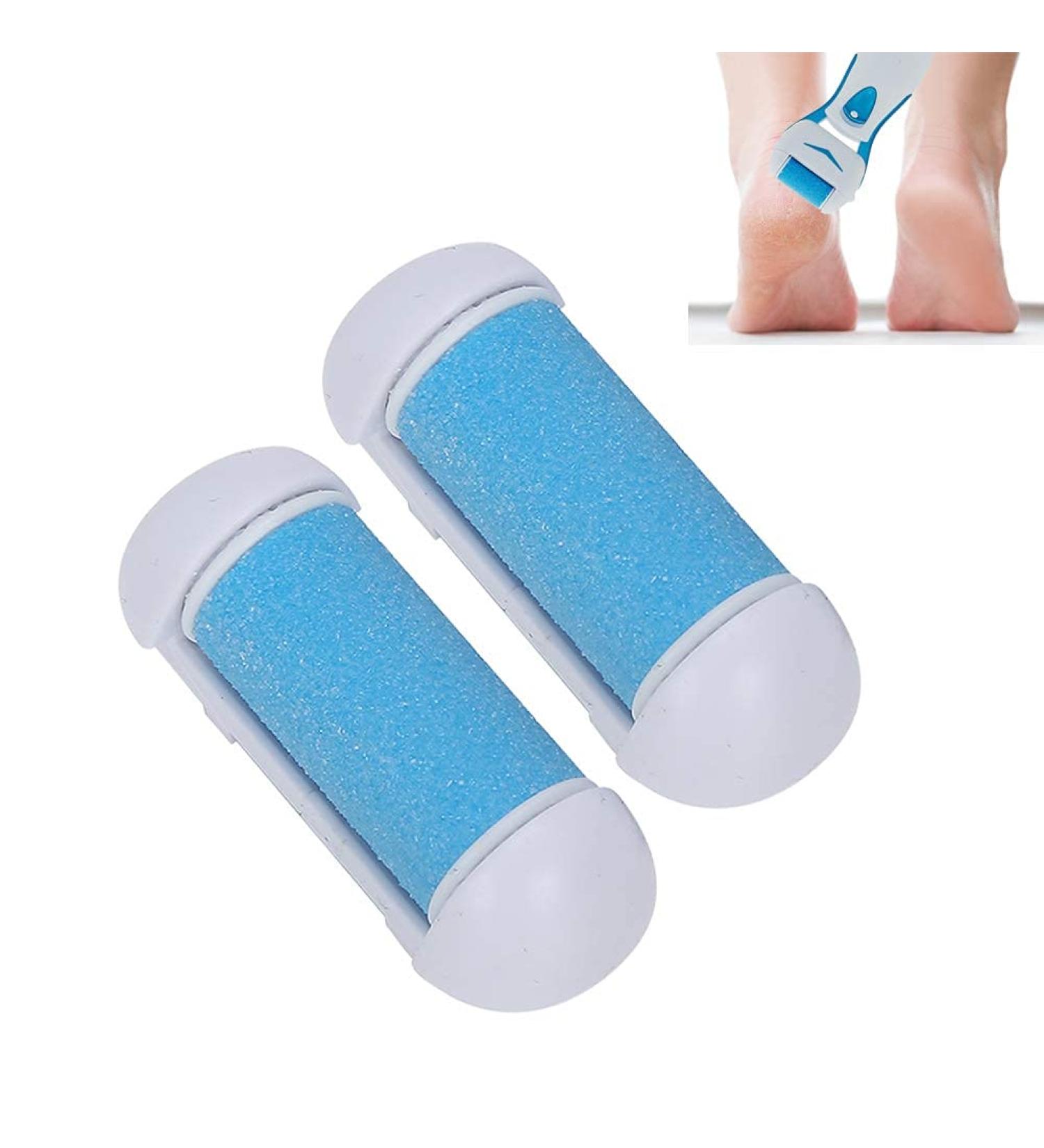 2 Pack Replacement Roller Heads for Electric Callus Remover - Professional Foot File Pedicure Tools for Feet, Callus Shaver and Pedicure Kit for Cracked Heels and Dead Skin - Buy Online on GoSupps.com