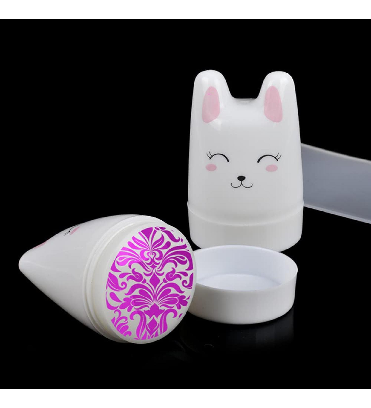Clear Jelly Nail Stamper Set with Scraper - Nail Art Stamping Tools - Buy Online on GoSupps.com