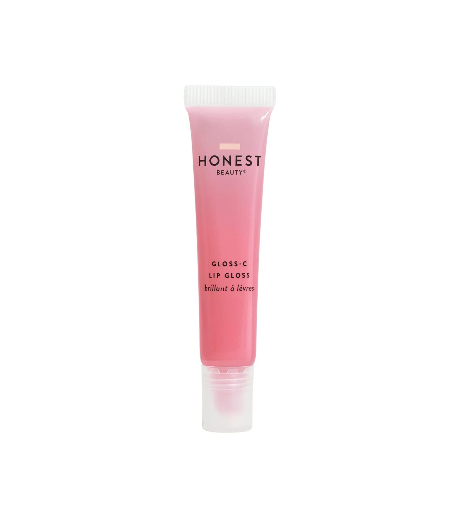 Honest Beauty Pink Agate Vegan Lip Gloss with Coconut Oil & Hyaluronic Acid 0.33 Fl Oz - Buy Online on GoSupps.com