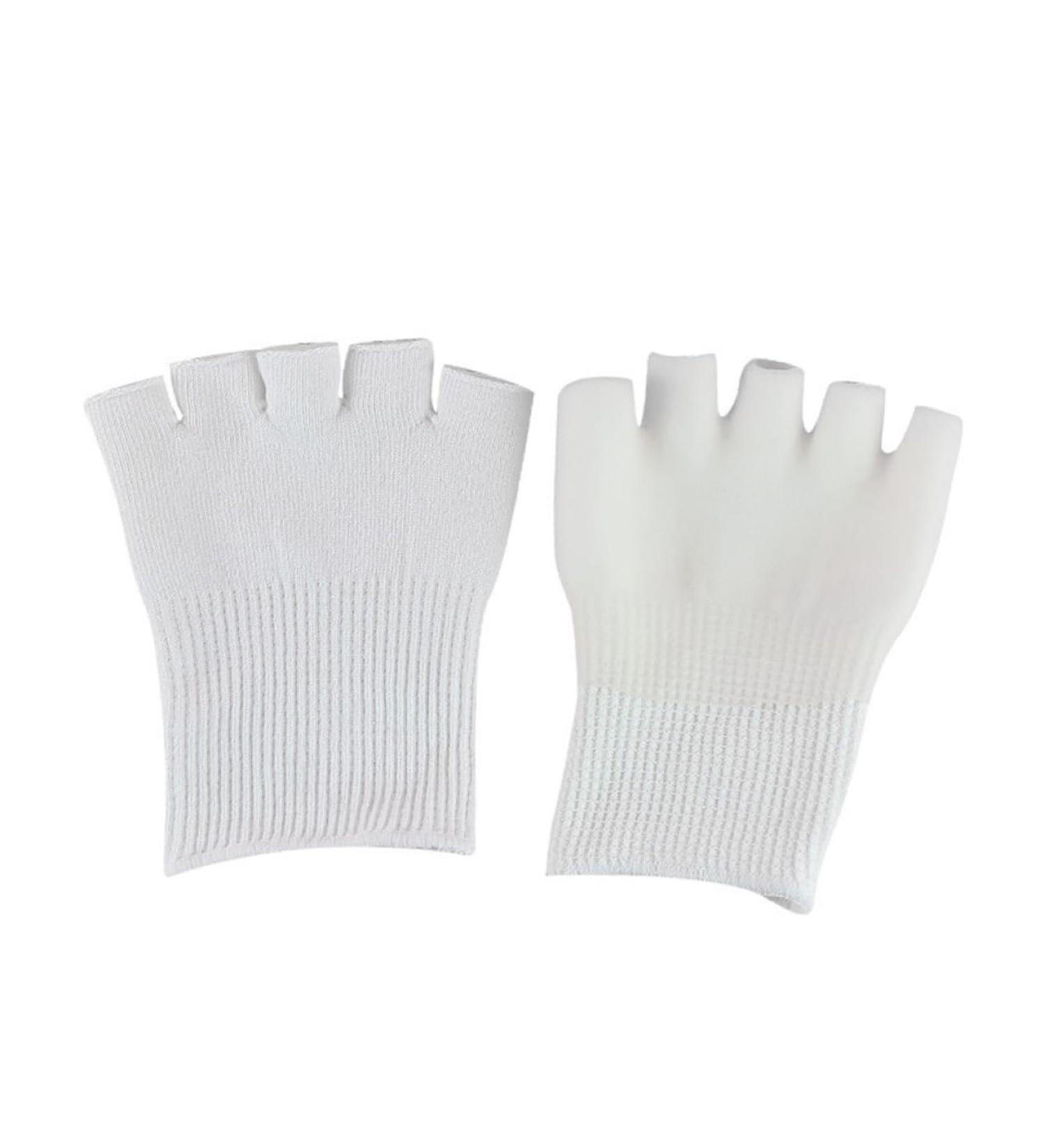 PLAFOPE 1 Pair Five Toe Gel Socks Dry Feet Gel Socks Fingerless Gloves Five Finger Socks Open Toe Socks Foot Moisturizing Socks Foot Spa Socks Open Toe Gel Socks Men Gel Feet Sock White - Buy Online on GoSupps.com