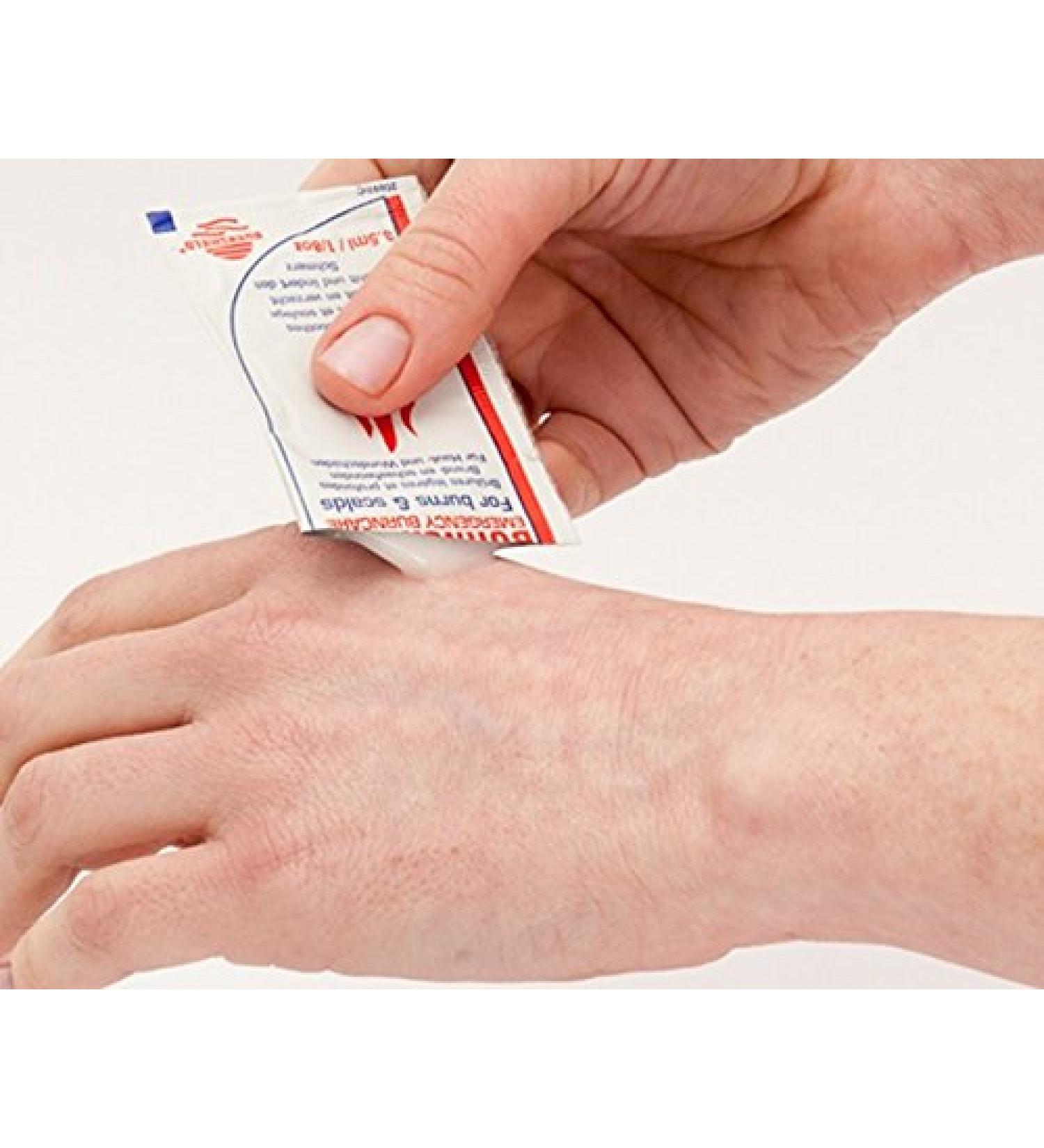 Burnshield Hydrogel with natural tea tree oil 10 pieces - Fire and wound gel gel for small -scale burns.