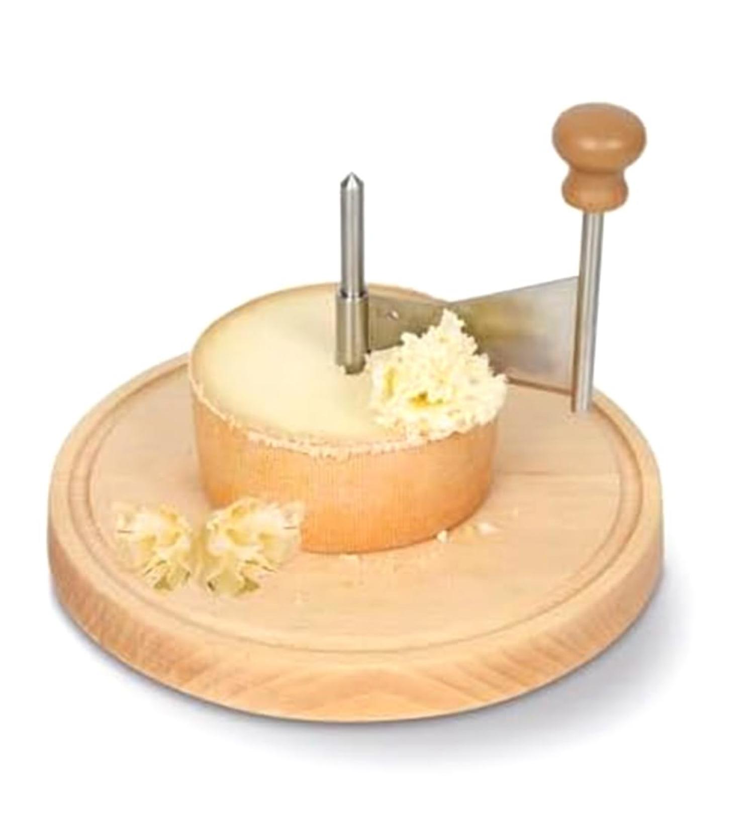 Rordigo Stainless Steel Cheese Wrapper & Shaver | Perfect for De Moine Cheese & Chocolate | Multifunctional & Rustproof - International Shipping Available - Buy Online on GoSupps.com