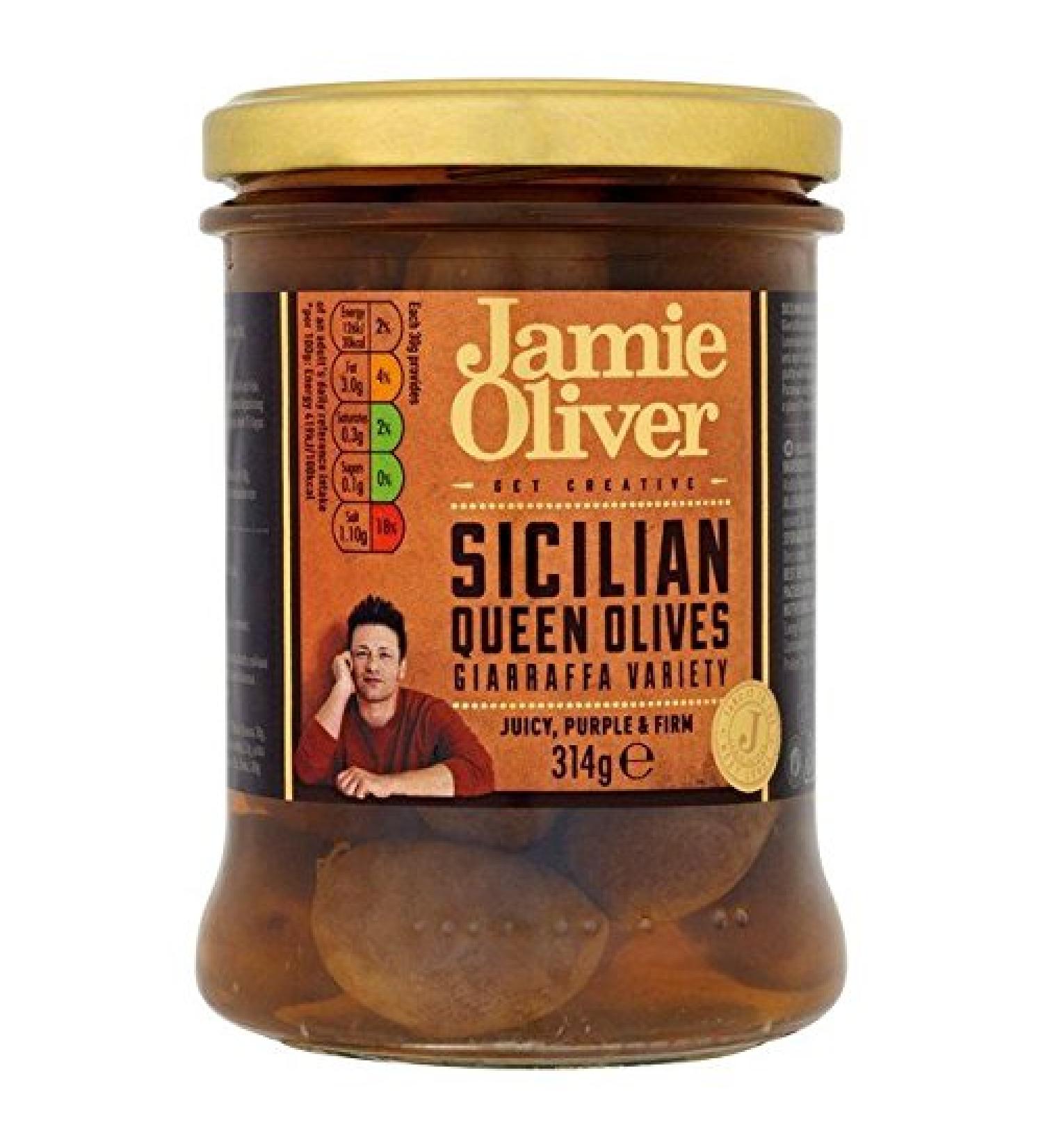 Jamie Oliver Jamie Oliver Queen of Sicily Giaraffa Olives 314 g