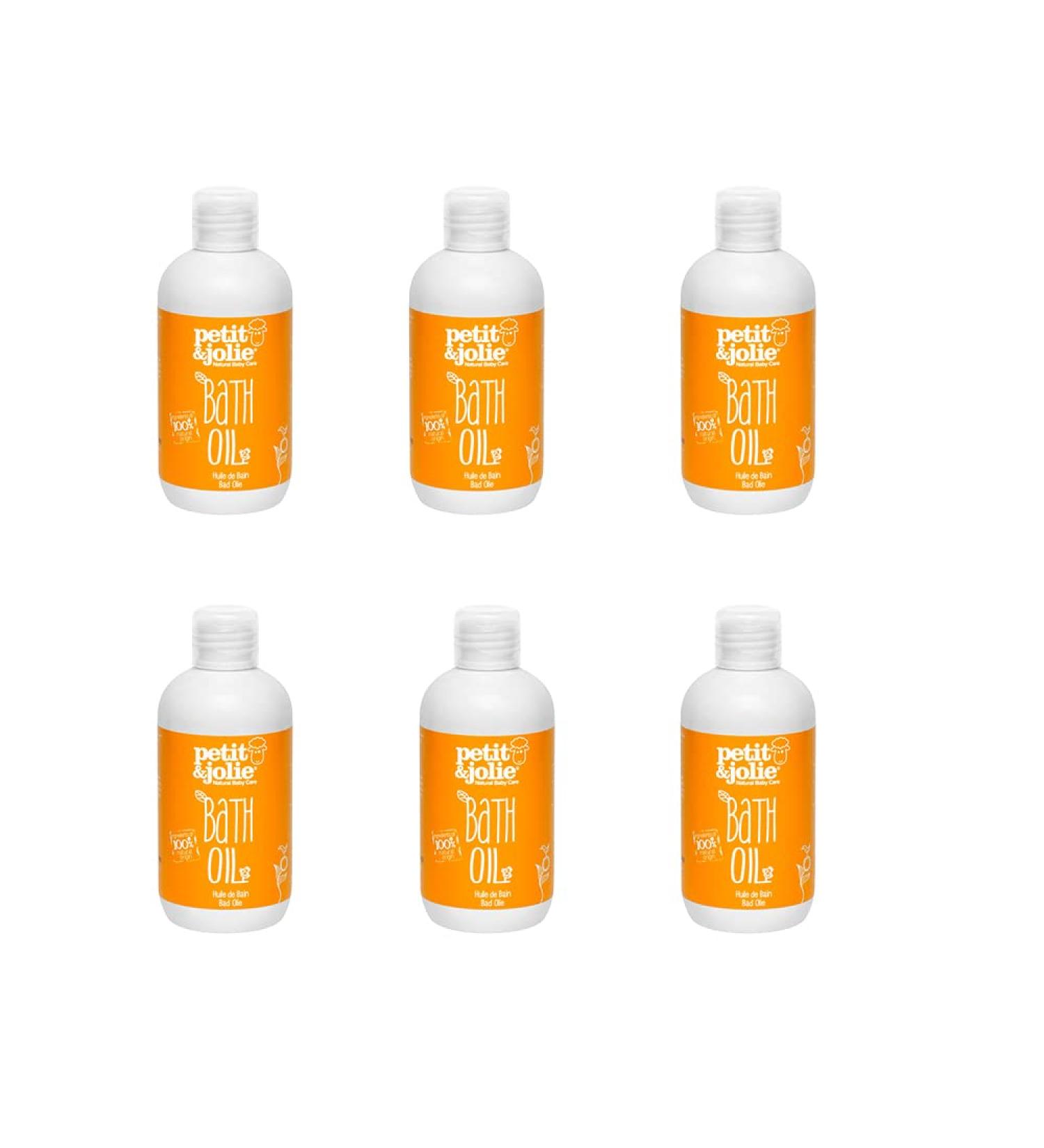 PetitJolie 6x Petit & Jolie Baby Bath Oil 200 ml - Buy Online on GoSupps.com
