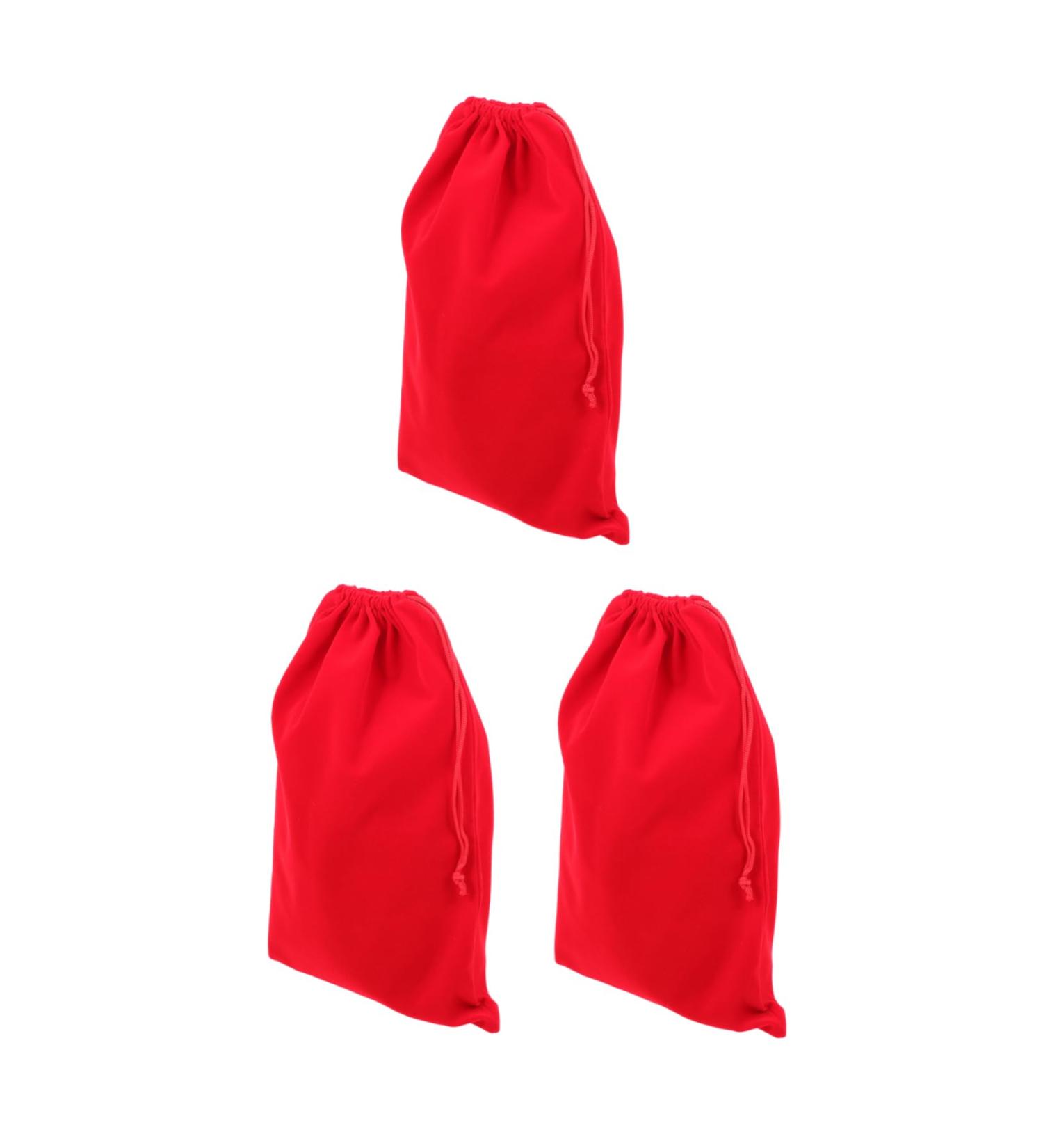 DRESSOOS 3pcs Hair Dryer Storage Bag Drawstring Hair Dryer Bags Dorm Hair Dryer Bags Red Flannel - Buy Online on GoSupps.com