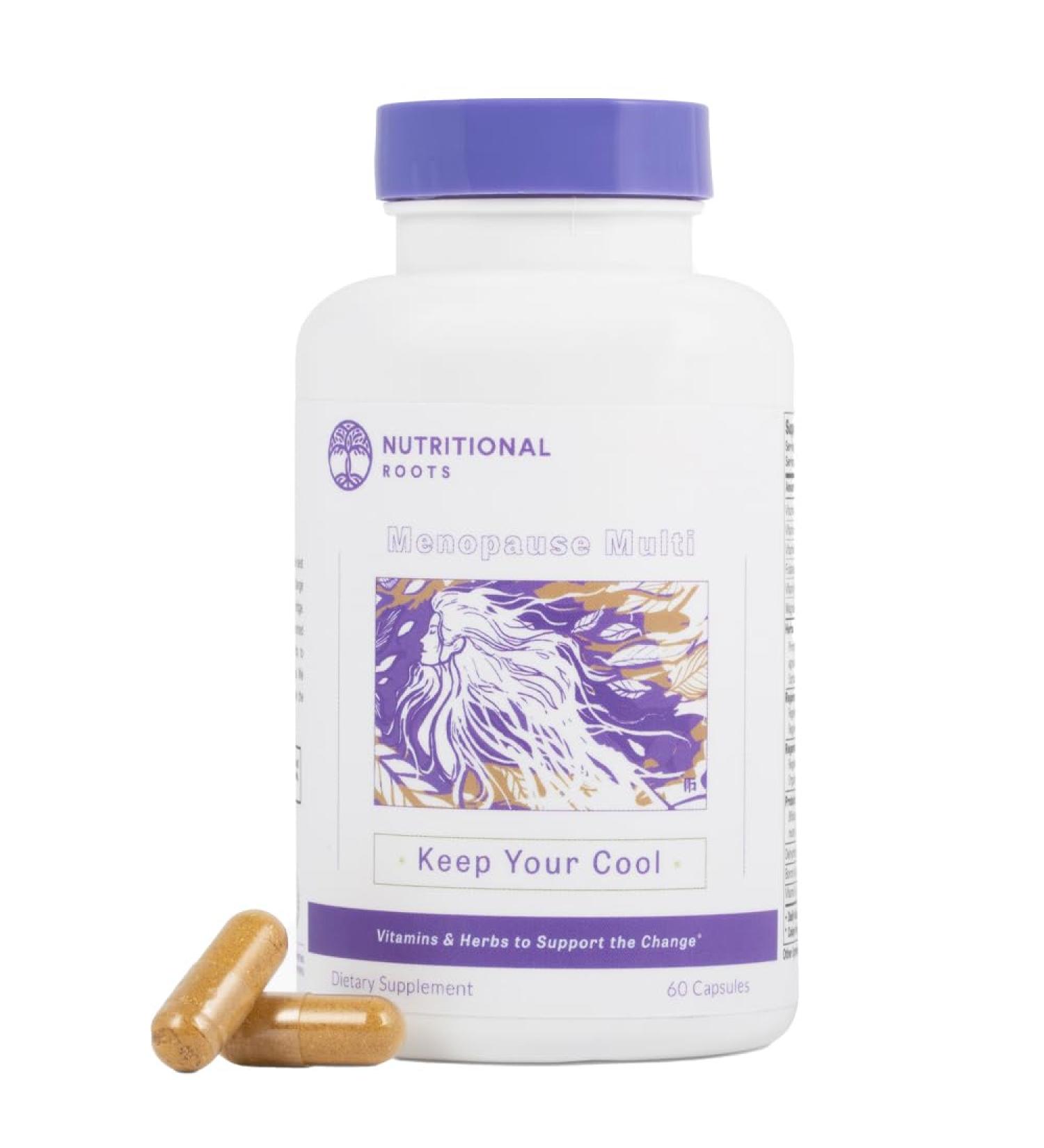 5-in-1 Menopause Support Vitamins for Women | Fermented Probiotics Minerals & Organic Herbs | Doctor's Choice 30 Servings - International Shipping Available - Buy Online on GoSupps.com