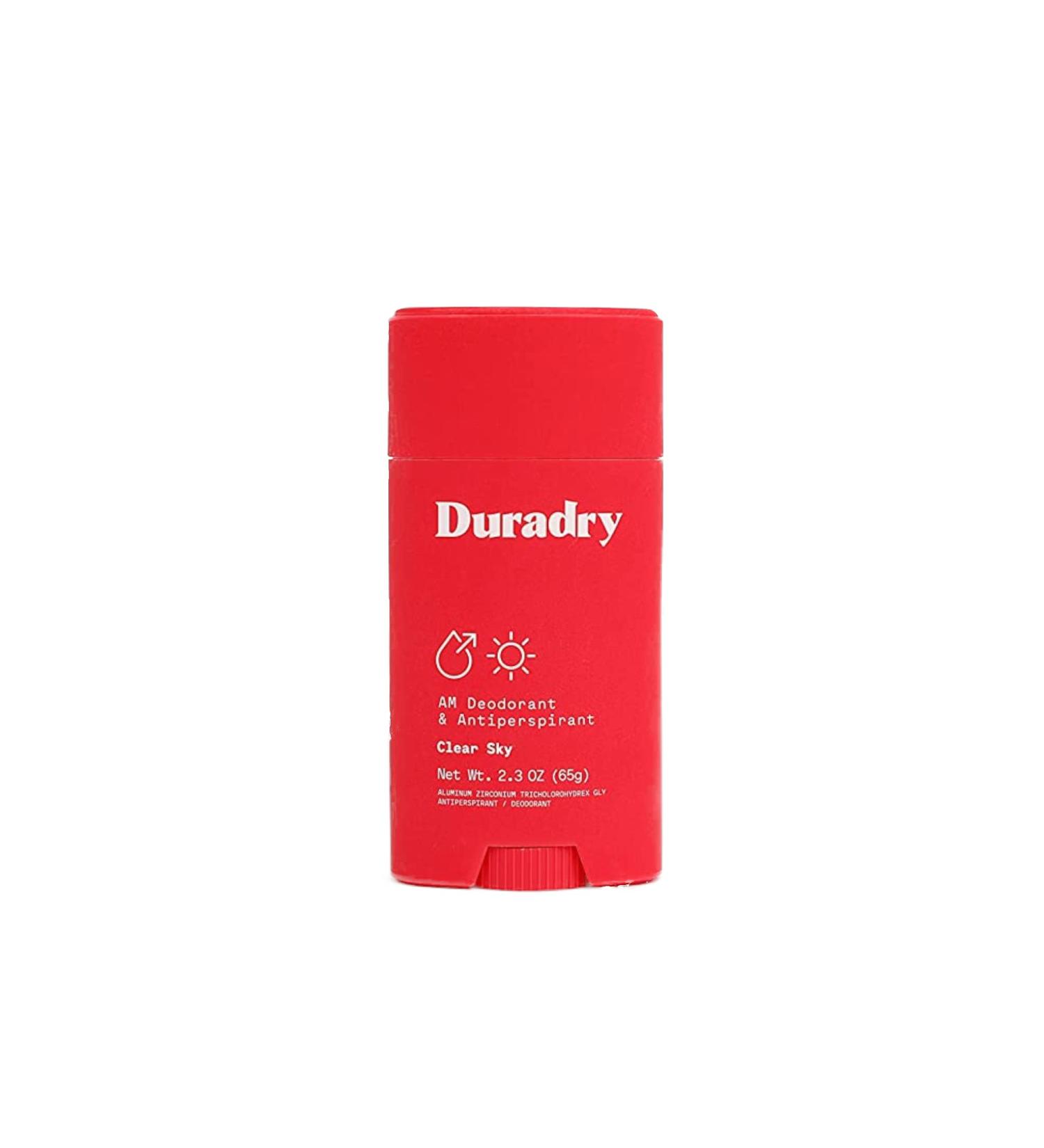 Duradry AM Deodorant & Antiperspirant - Prescription Strength Deodorant for Hyperhidrosis  Antiperspirant for Women & Men  Armpit Sweat Protection  Talc and Silicone-free - Clear Sky  2.3 Oz (Pack of 1) 2.3 Ounce (Pack of  - Buy Online on GoSupps.com
