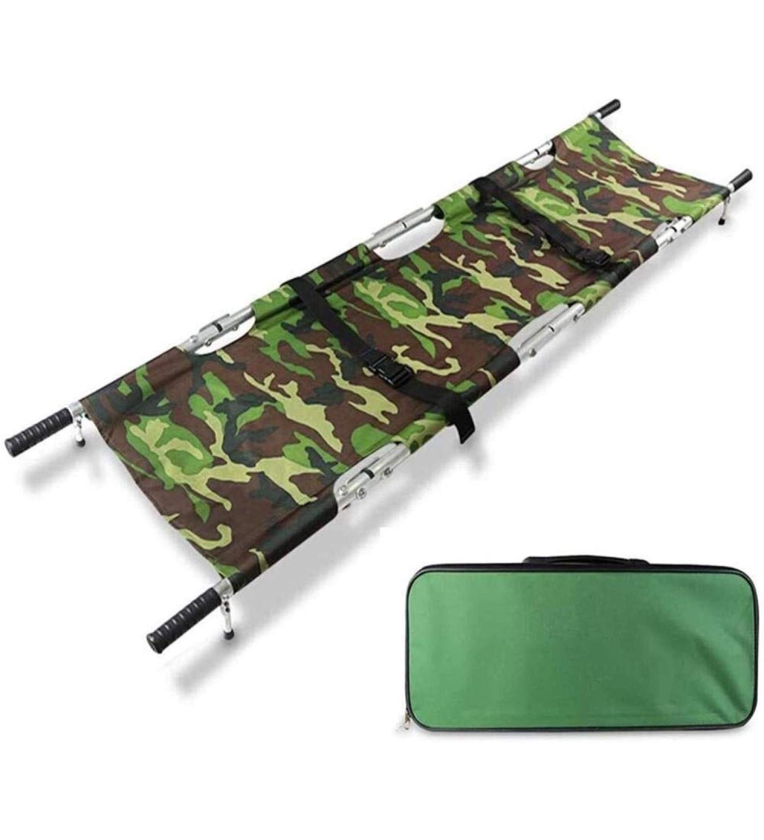 Foldable Portable Stretcher First Aid Patient Emergency Sports Rescue Mover Thick Aluminum Alloy Lightweight with Wheels Household 0106 - Buy Online on GoSupps.com