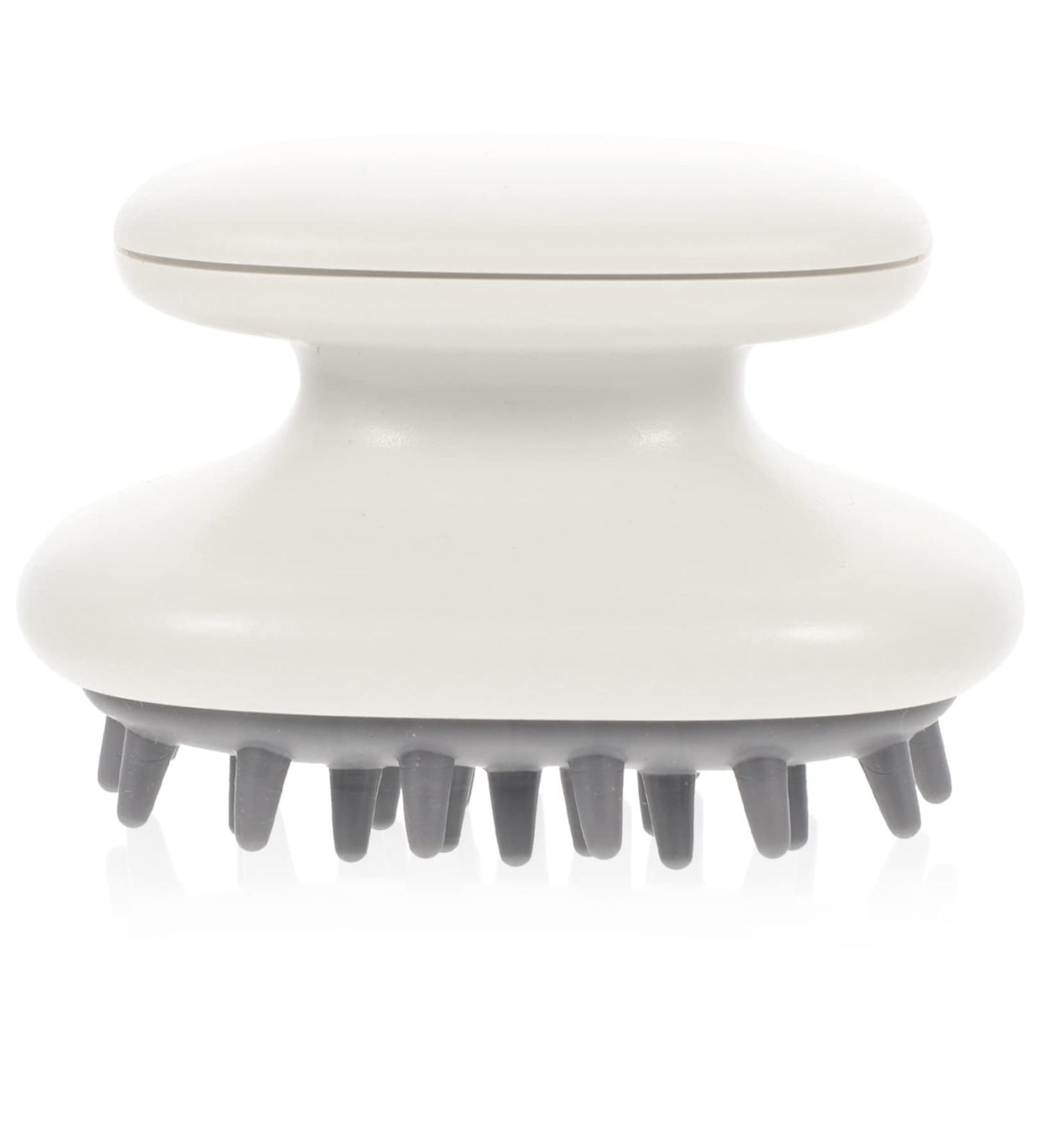 Combined Shampoo Bush & Rubber Scalp Massager | Shower Head Massager for Hair Washing & Scalp Peeling - Buy Online on GoSupps.com