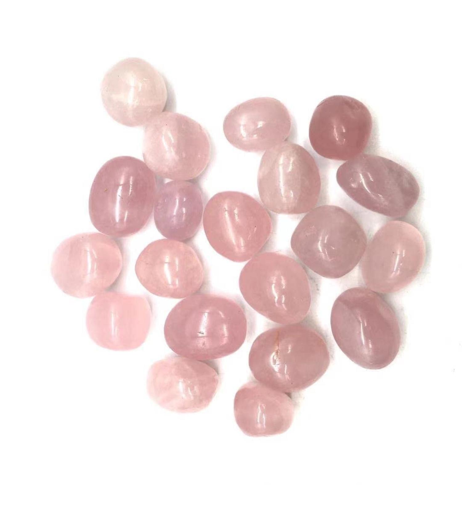 10pc 25mm-35mm Natural Polishing Gemstone Rose Quartz Tumble Stones for Suitable for Home ERTEYIN - Buy Online on GoSupps.com