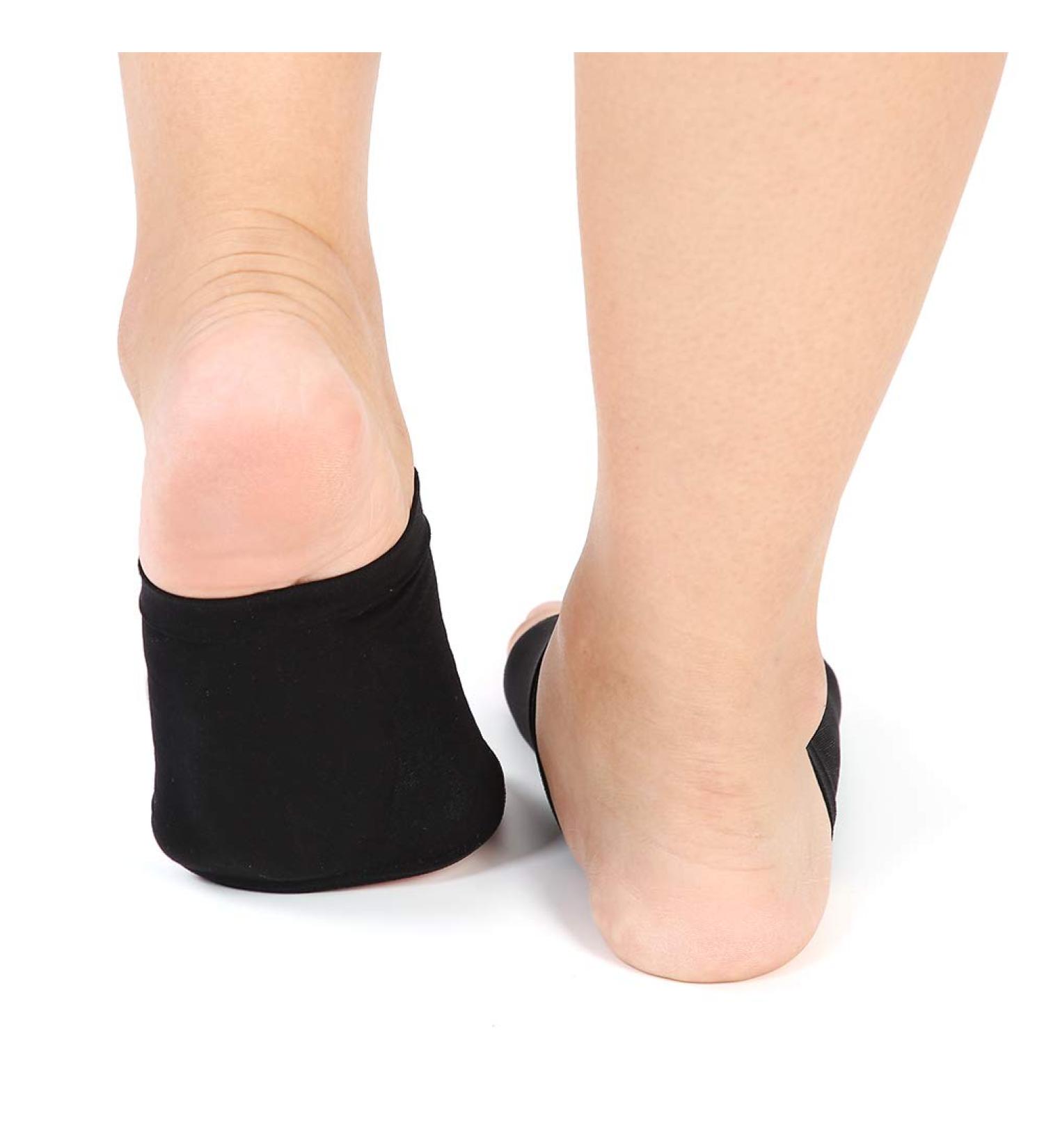 Compression Arch Support Sleeves with Gel Pad | Metatarsal Support for Flat Feet & Plantar Fasciitis - Foot Braces for Men & Women - Buy Online on GoSupps.com