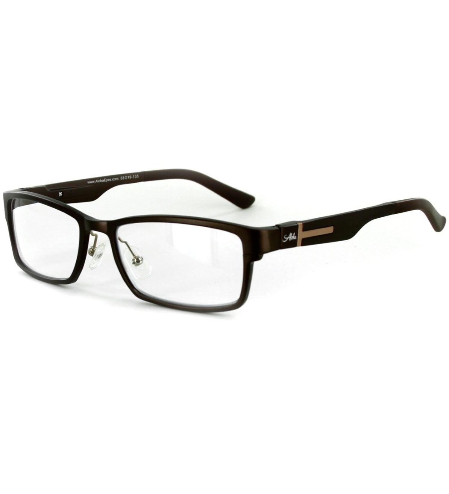 Alumni RX02 Optical Reading Glasses for Men - RX-Able Aluminum Frames +2.50 Chocolate | International Shipping Available - Buy Online on GoSupps.com