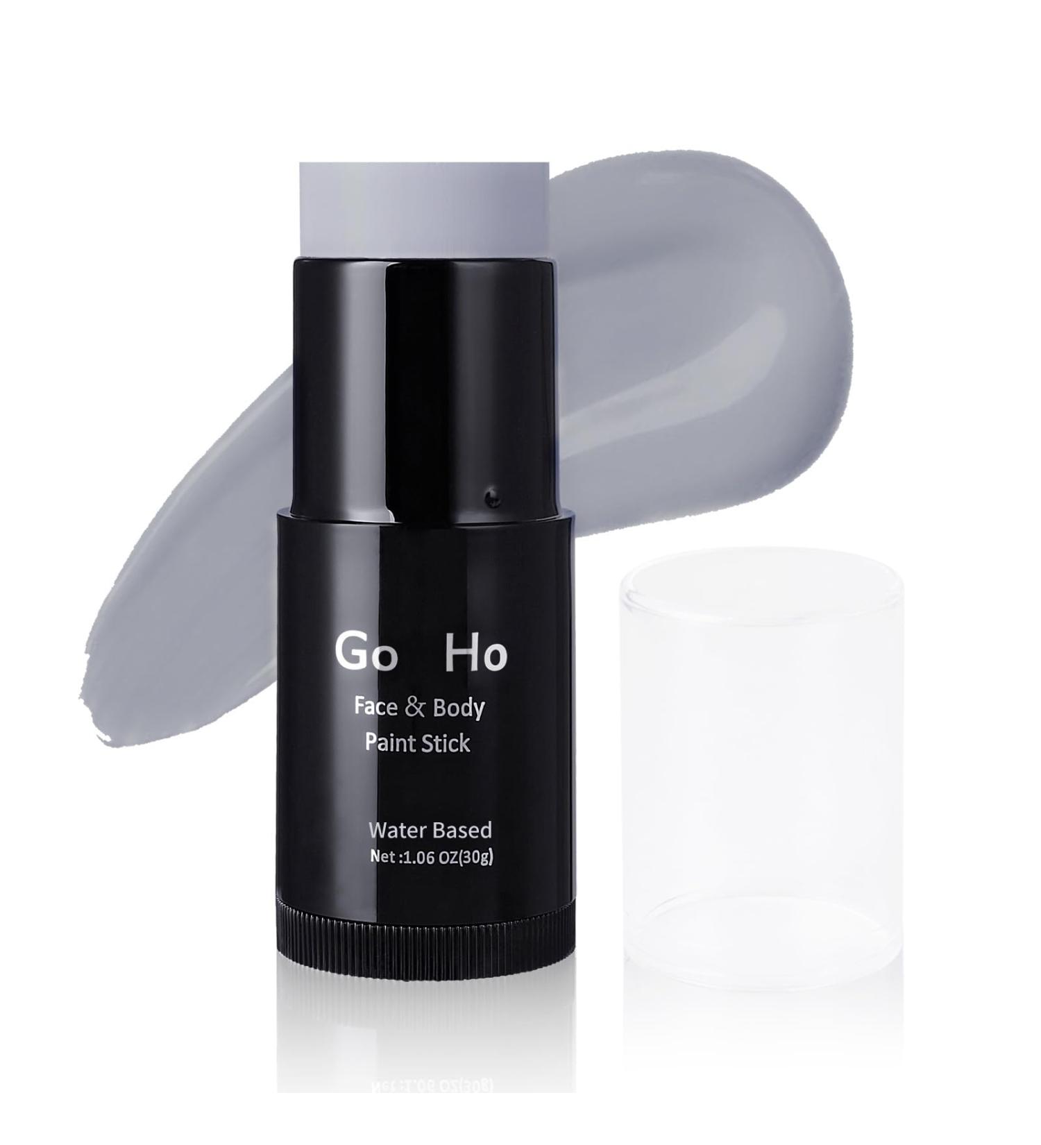 Go Ho Water Based Light Gray Face Paint Stick 1.06 Oz - Non-toxic Cream Body Makeup for Theater & Halloween SFX Cosplay - Buy Online on GoSupps.com