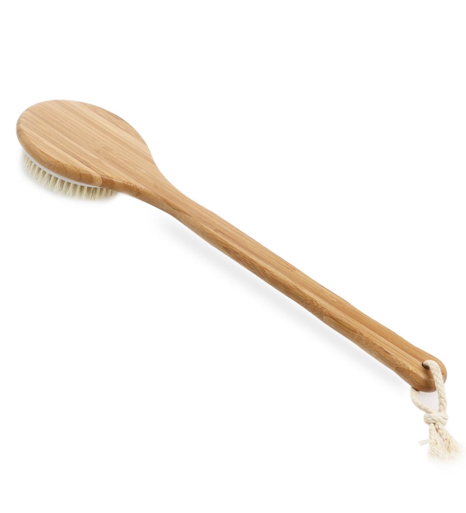 ULTNICE Long Handle Bath Brush - Body Brush for Shower & Bath | International Shipping Available - Buy Online on GoSupps.com