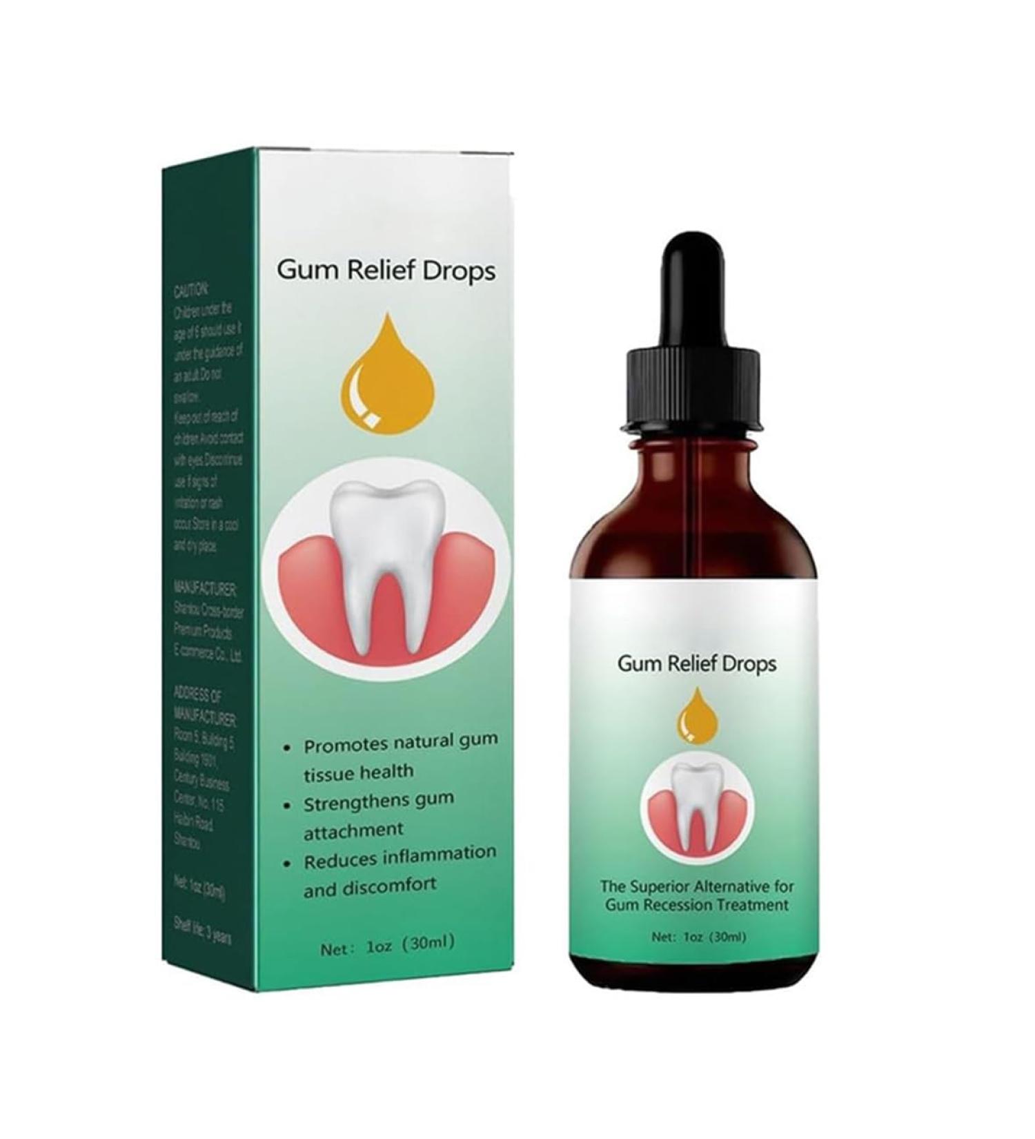 PRFECT Dentizen Gum Regrowth Drops Dentizen Drops Dentizen Gum Restoration Effective Oral Care Teeth Stain Remover to Whiten (1) - Buy Online on GoSupps.com