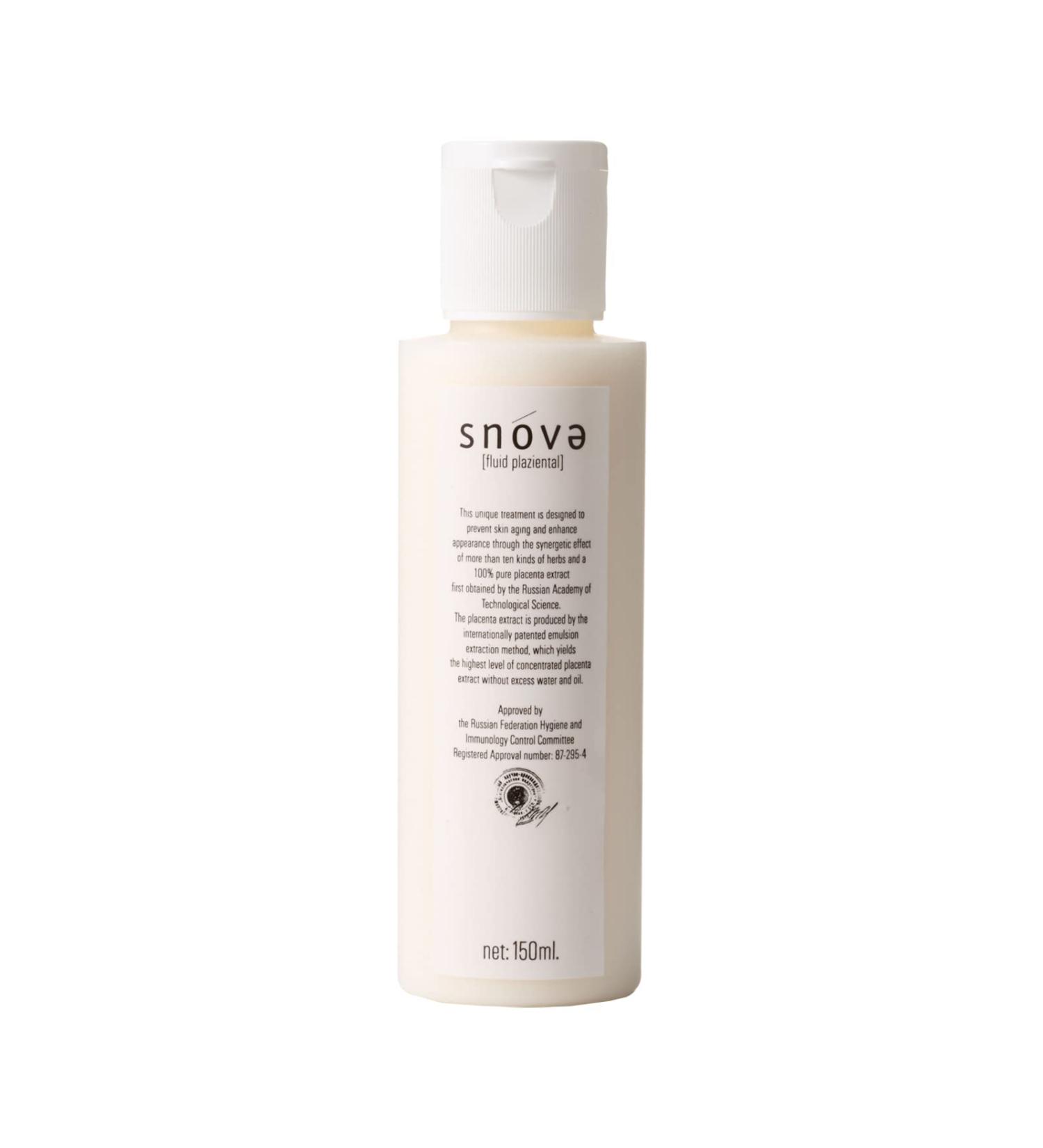 SNOVA Anti-Aging Moisturizer - Hydrating Face Cream with Placenta & Calendula Extract for Fine Lines Wrinkles | Made in Japan | 5 Fl Oz - Buy Online on GoSupps.com