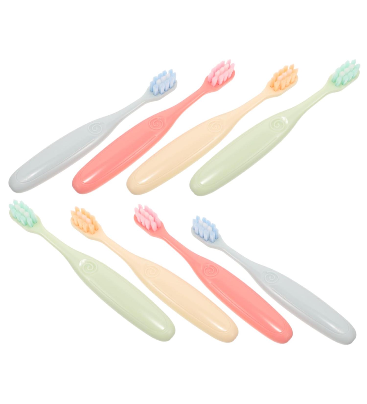 Beavorty 8-Piece Soft Toothbrush Set - Extra Soft Bristles for Adults & Kids | Travel & Wear-Resistant Design - Buy Online on GoSupps.com