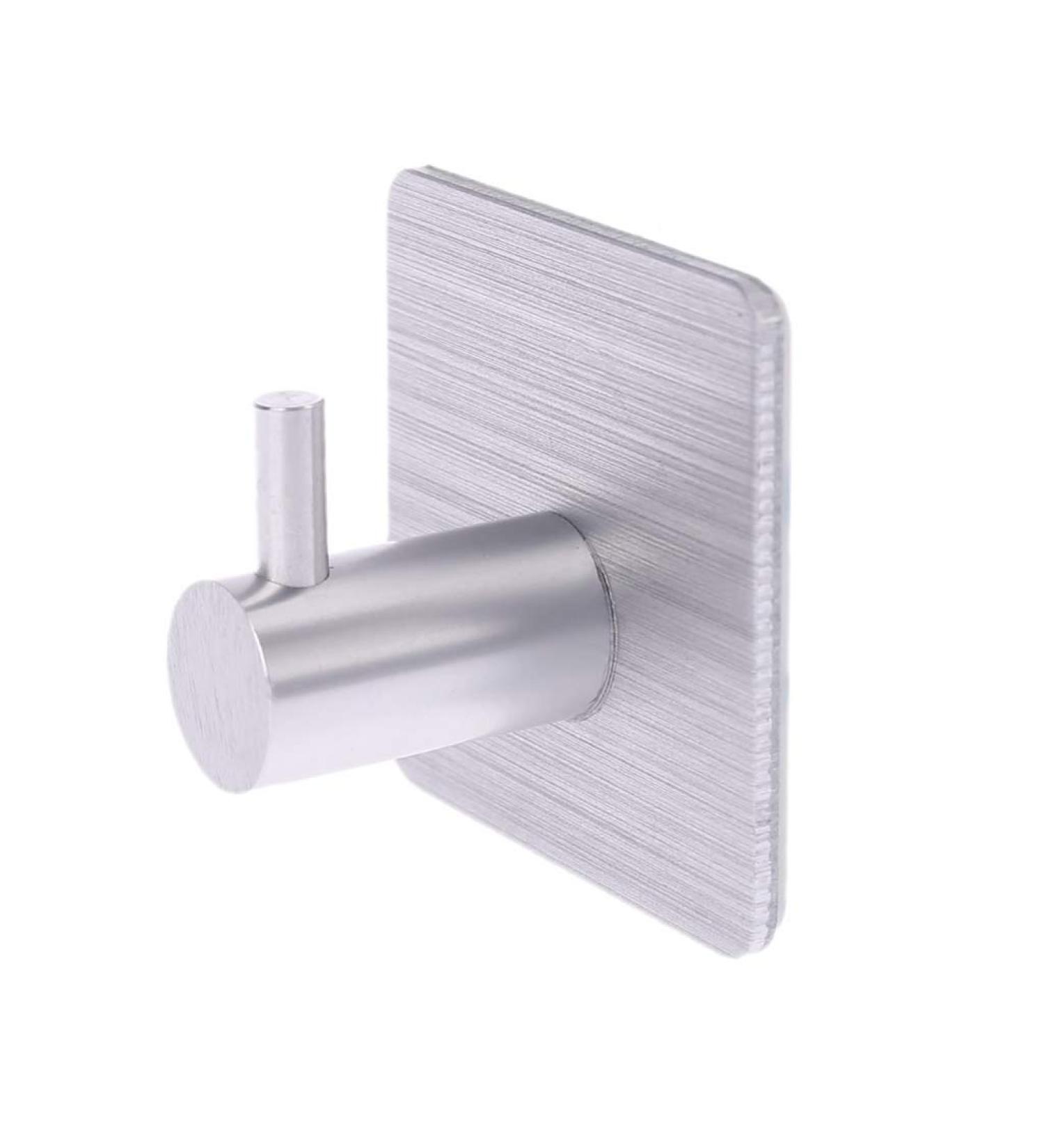 FXCO Self Adhesive Kitchen Wall Hooks & Key Rack - Durable Aluminum Towel Holder for Home & Door Organization - Buy Online on GoSupps.com
