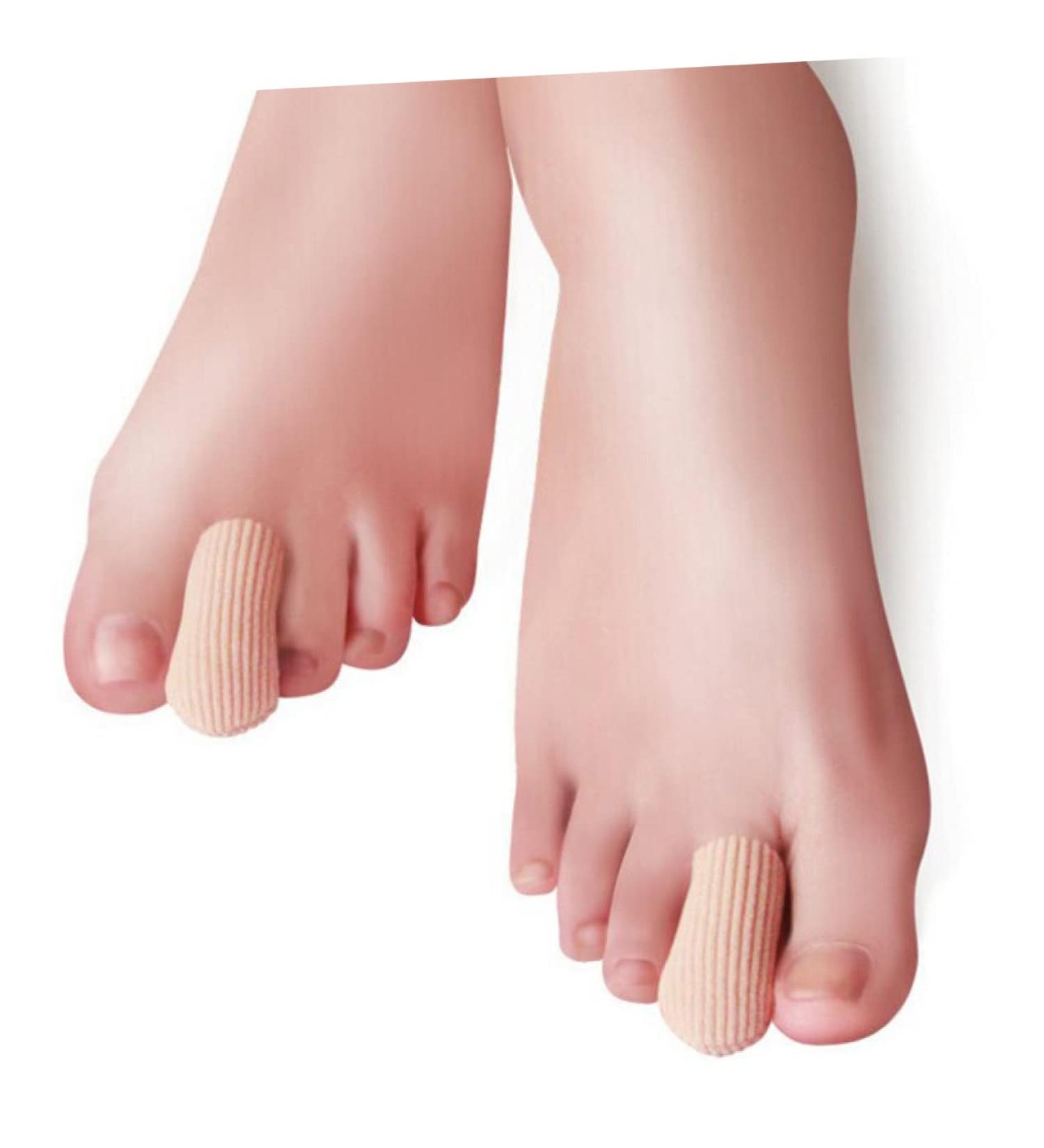 HAPINARY Pair Gel Cushion for Sitting & Silicone Toe Guards - Bunion Corrector & Toe Separator - Buy Online on GoSupps.com
