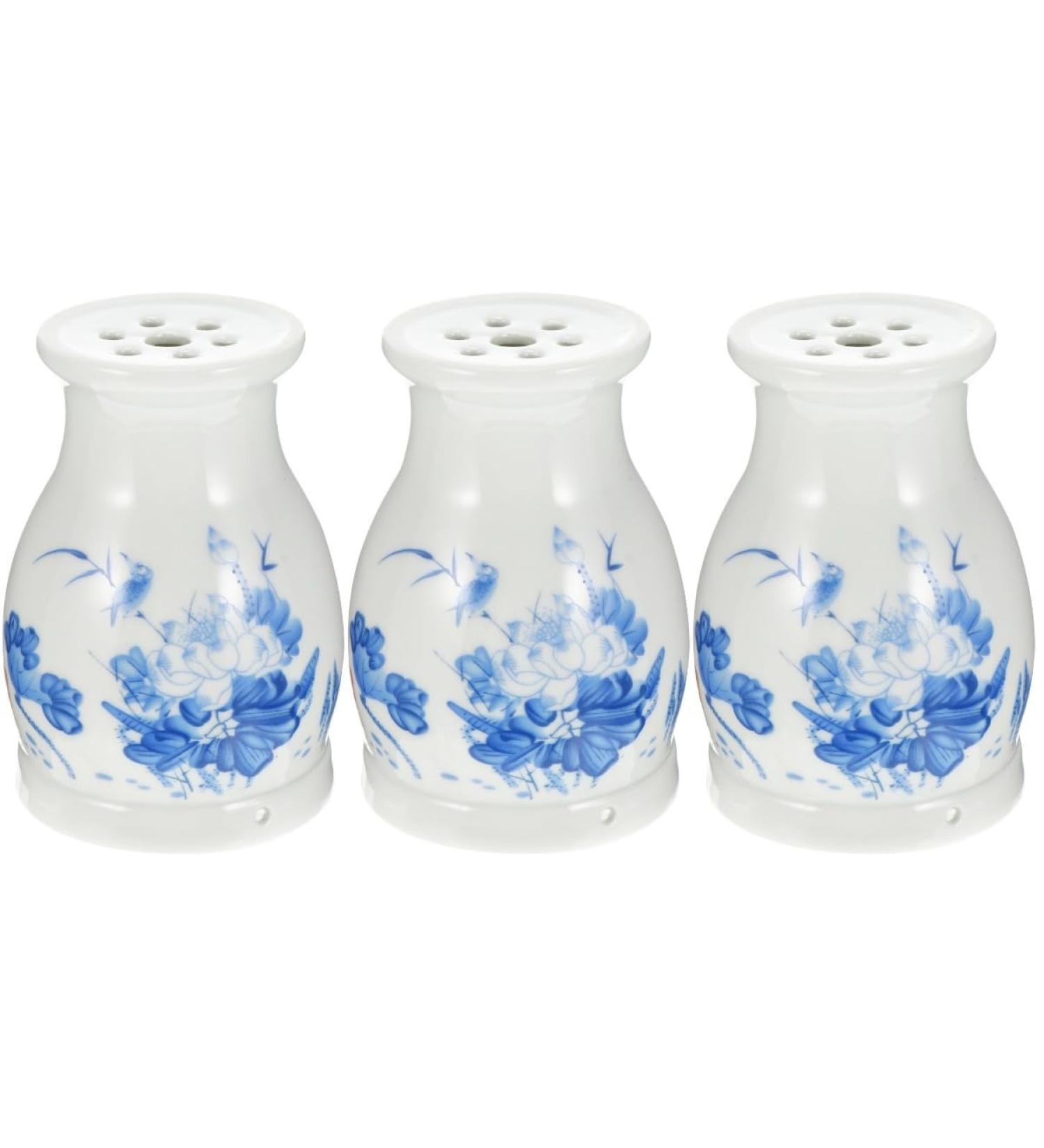 Gleavi 3 STK Care Massage Pot - Moxibustion Burner & Moxa Stick Holder | Double Layer Ceramic White | International Shipping Available - Buy Online on GoSupps.com