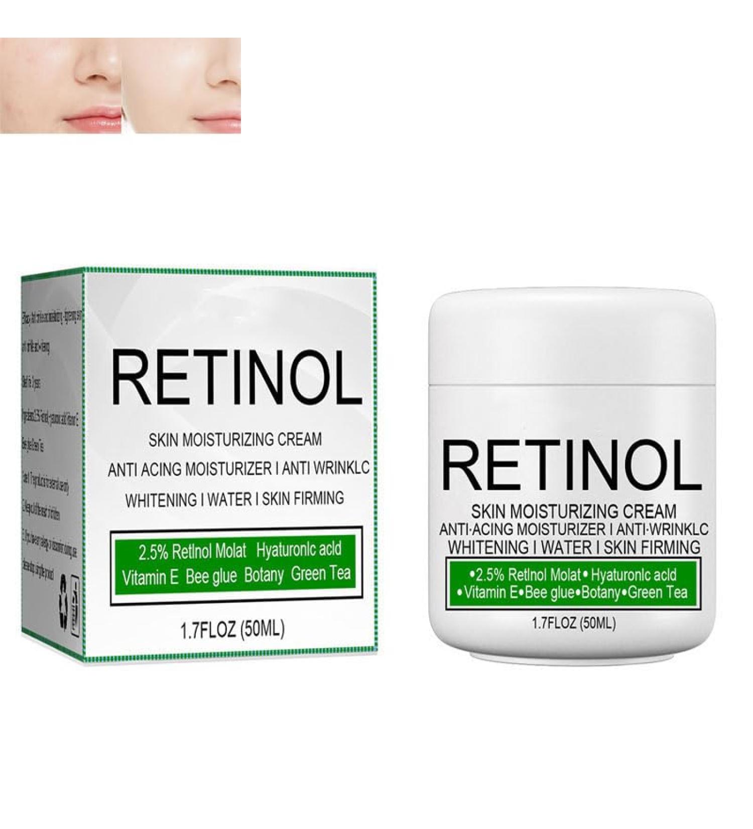 Crema Para Manchas Oscuras En La Cara Face Moisturizer Collagen Cream for Women Anti-Wrinkle Eye Balm with Retinol Day & Night Cream for Face (1pcs 50ml) 2 Ounce (Pack of 1) 50ml - Buy Online on GoSupps.com