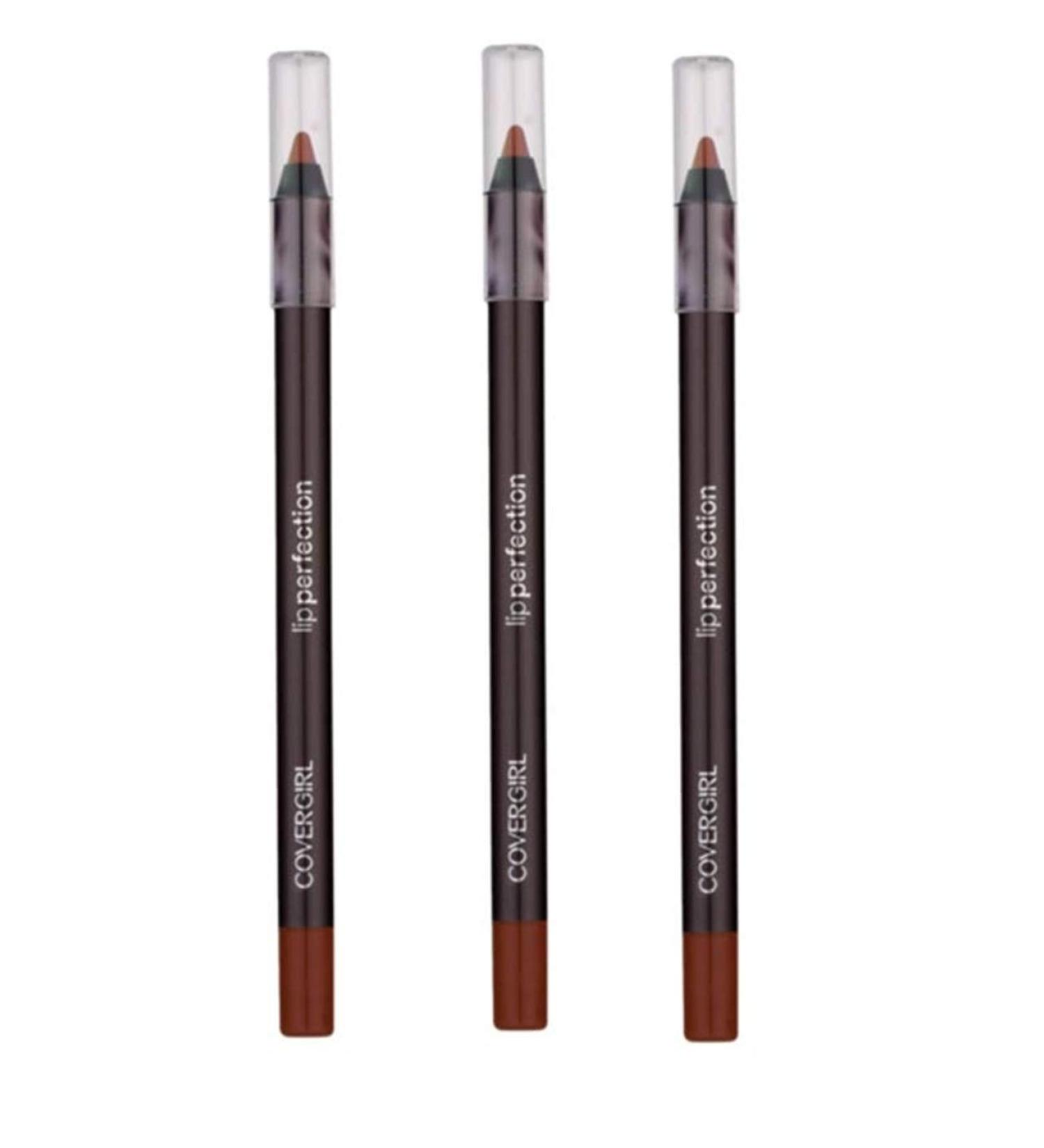 Pack of 3 CoverGirl Lip Perfection Lipliner Smoky Intense 205