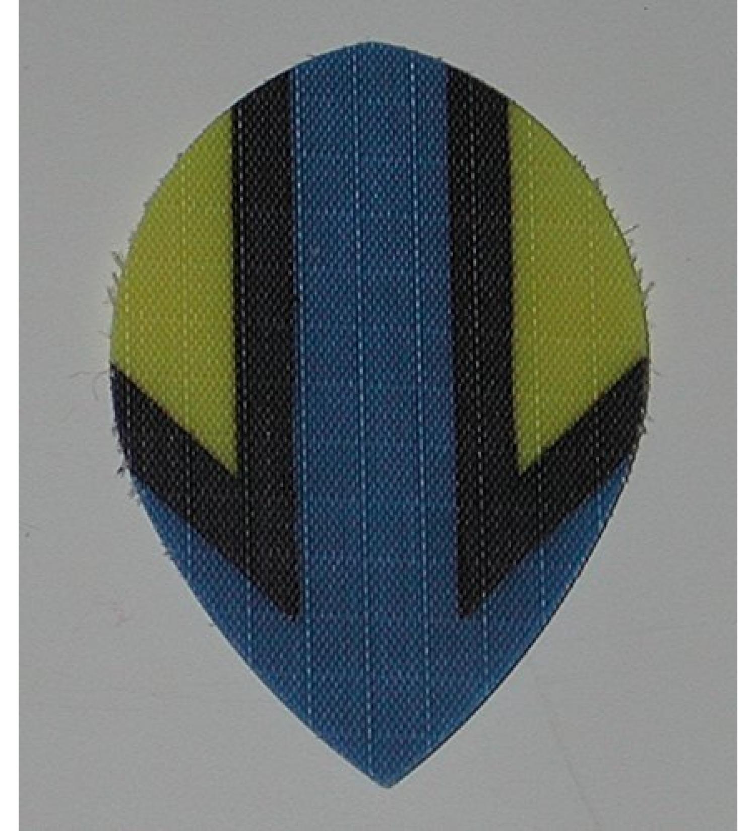 US Darts - 3 Sets (9 Flights) Blue Arrow Nylon Pear Dart Flights - Cloth, Fabric, Ripstop