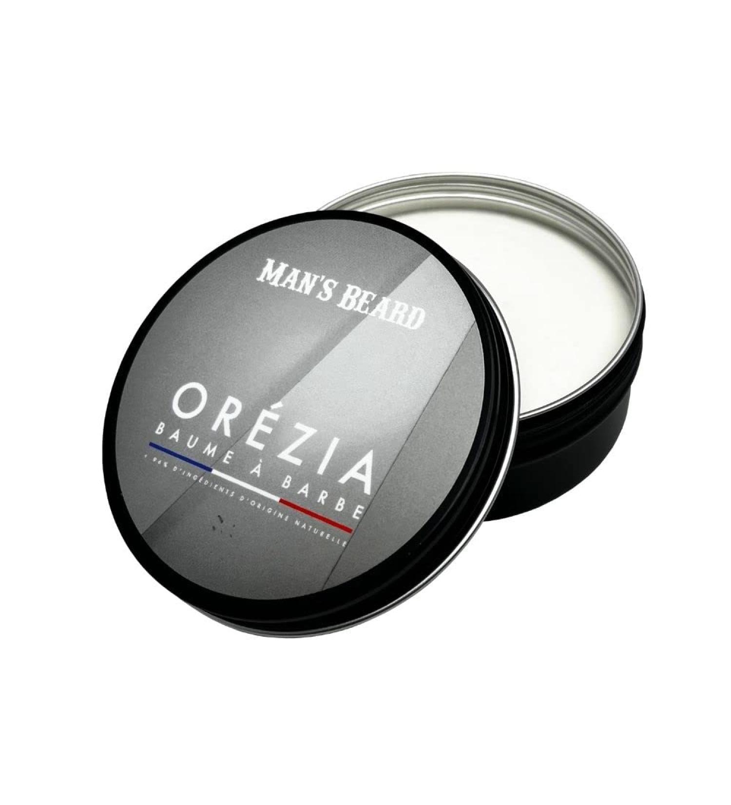 MAN'S BEARD - Beard balm - Or zia - Musc Tabac - 100% Made in France - Ingredients of natural origin - 90 ml - Buy Online on GoSupps.com