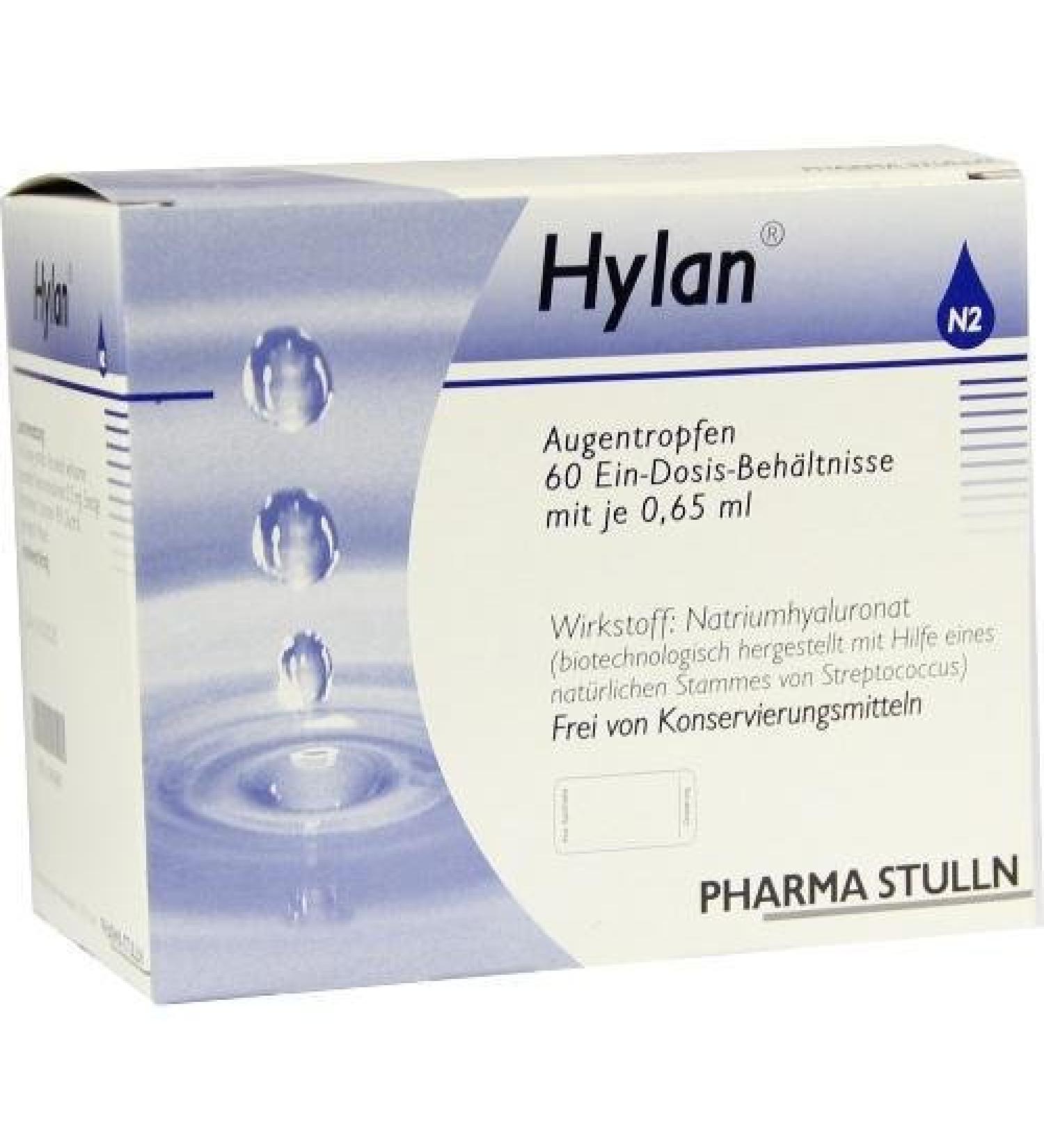 Hylan 0.65 ml eye drops 60 hours
