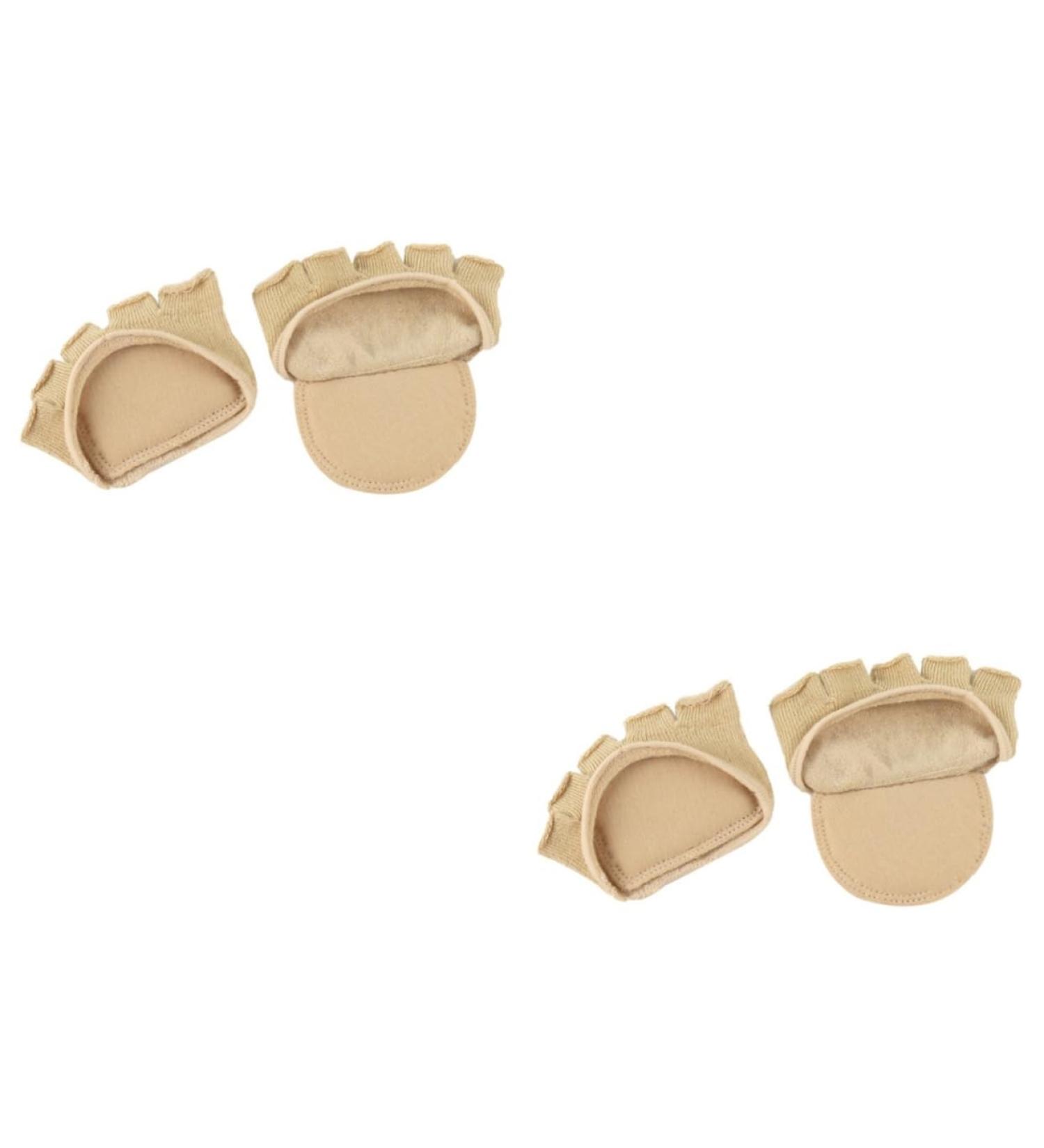 FOMIYES 2 Pairs Forefoot Pads & Half Socks - Cushions for Ball of Foot Bunion & Comfort Protection - Ideal for Pain Relief - Buy Online on GoSupps.com