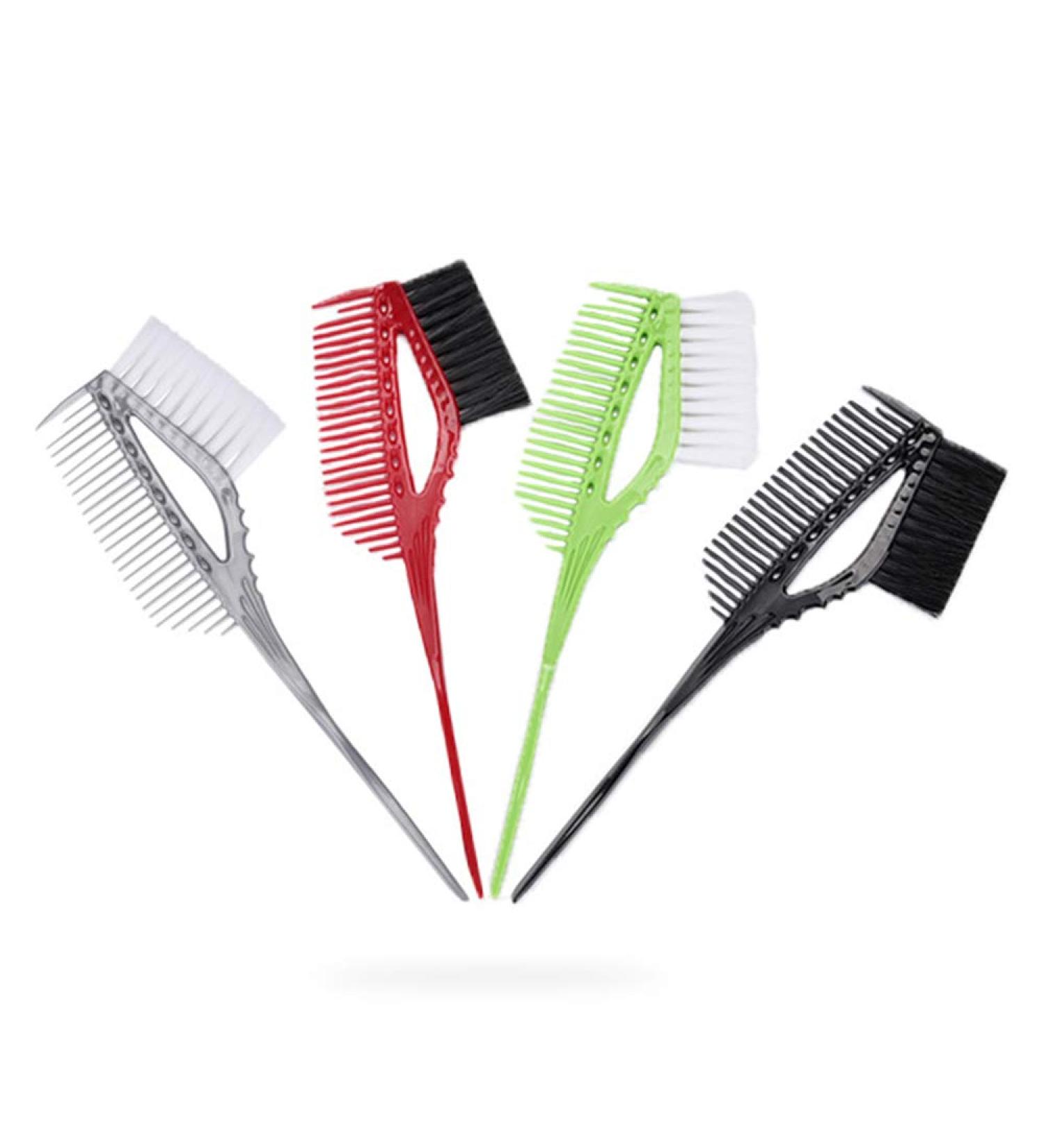 4pcs Professional Hair Dyeing Kit - Brush Bowl Comb & Tinting Tools for Salon Quality Results | International Shipping - Buy Online on GoSupps.com