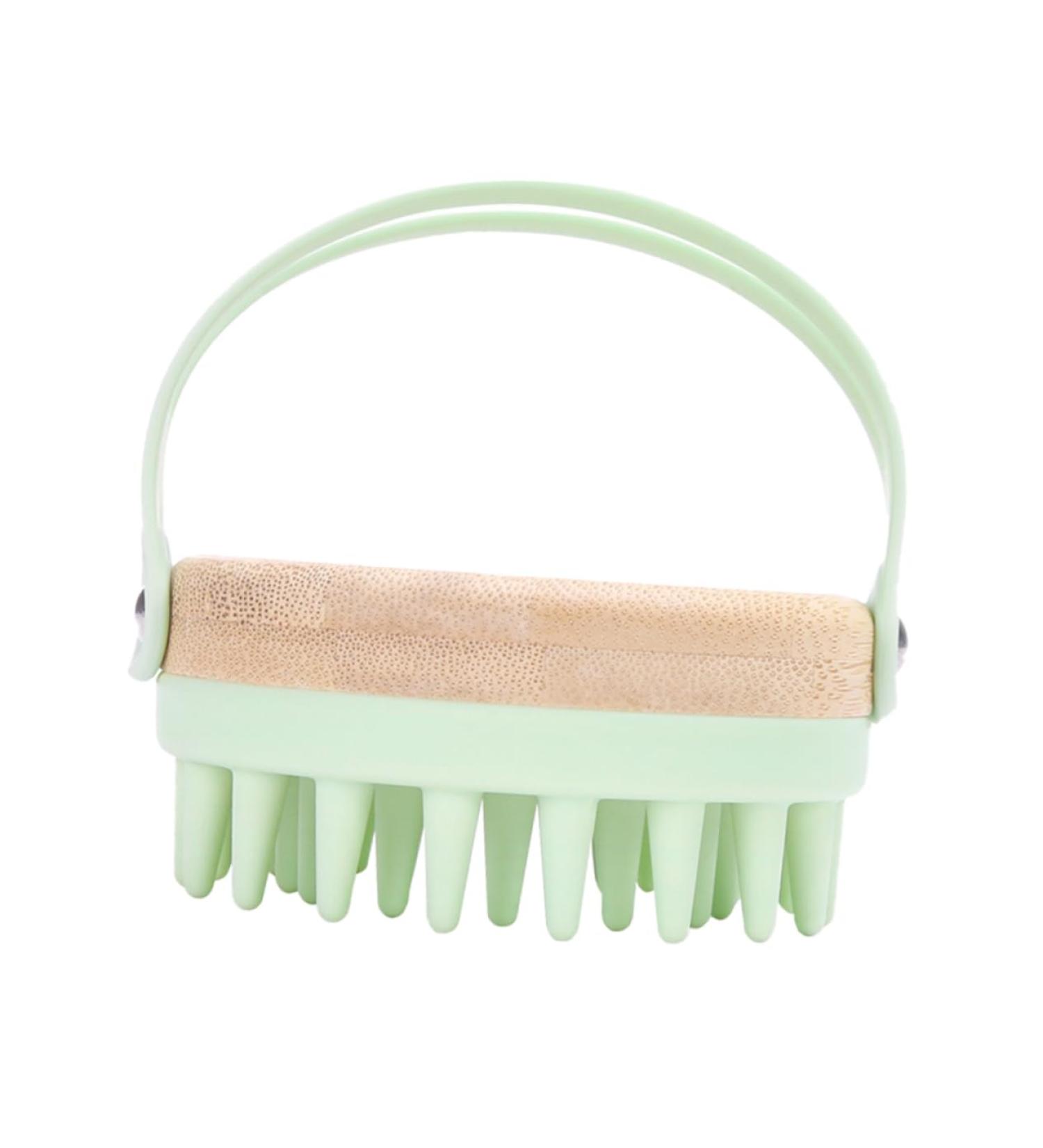Buy Magiclulu 3ST Shampoo Brush - Scalp Massager & Hair Washing Tool | Eco-Friendly Bamboo - Buy Online on GoSupps.com
