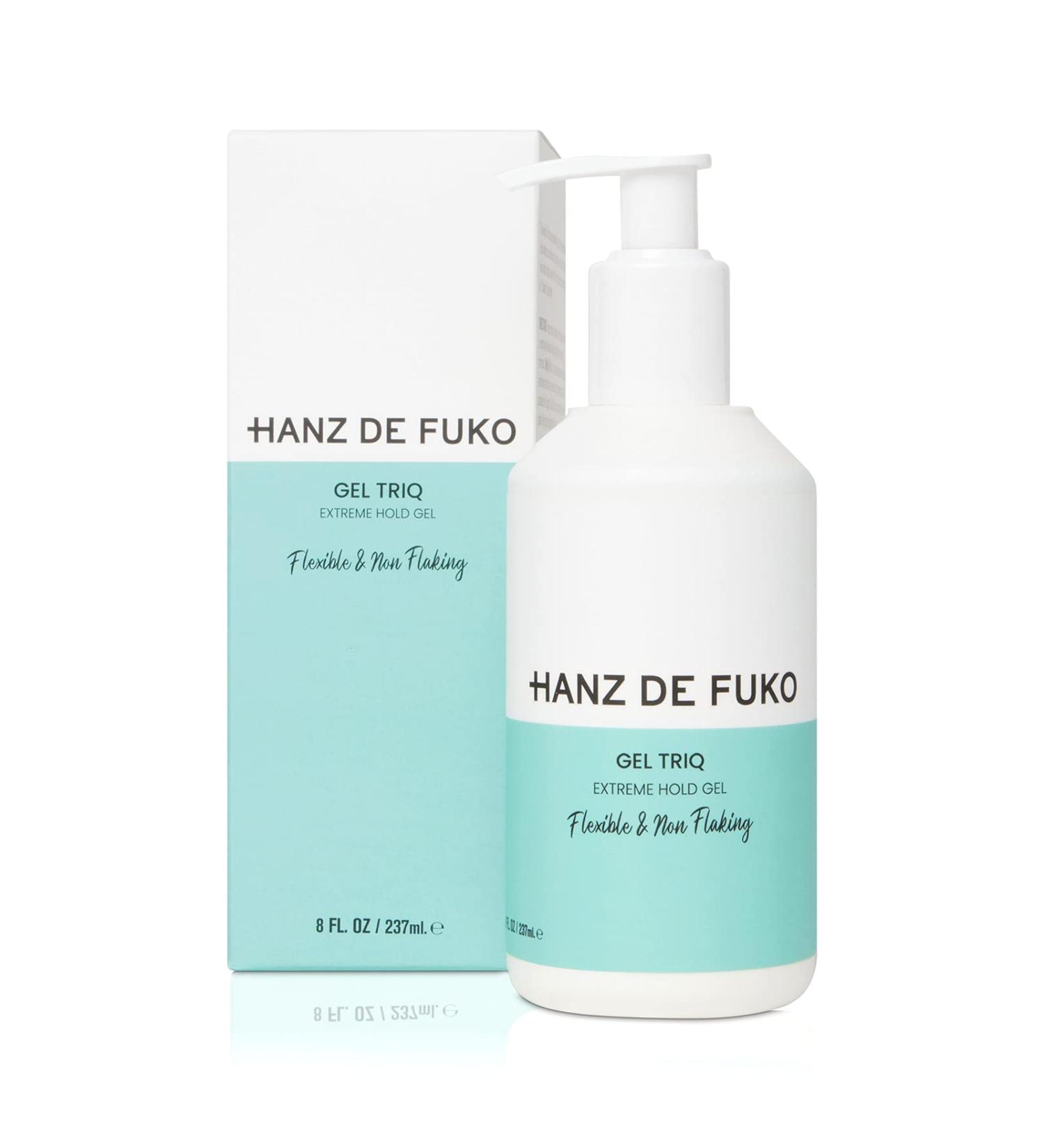 Hanz de Fuko Gel Triq - Premium Sugar-Based Hair Gel with Extreme Hold Flexible & Non-Flaking - 8 oz | International Shipping Available - Buy Online on GoSupps.com
