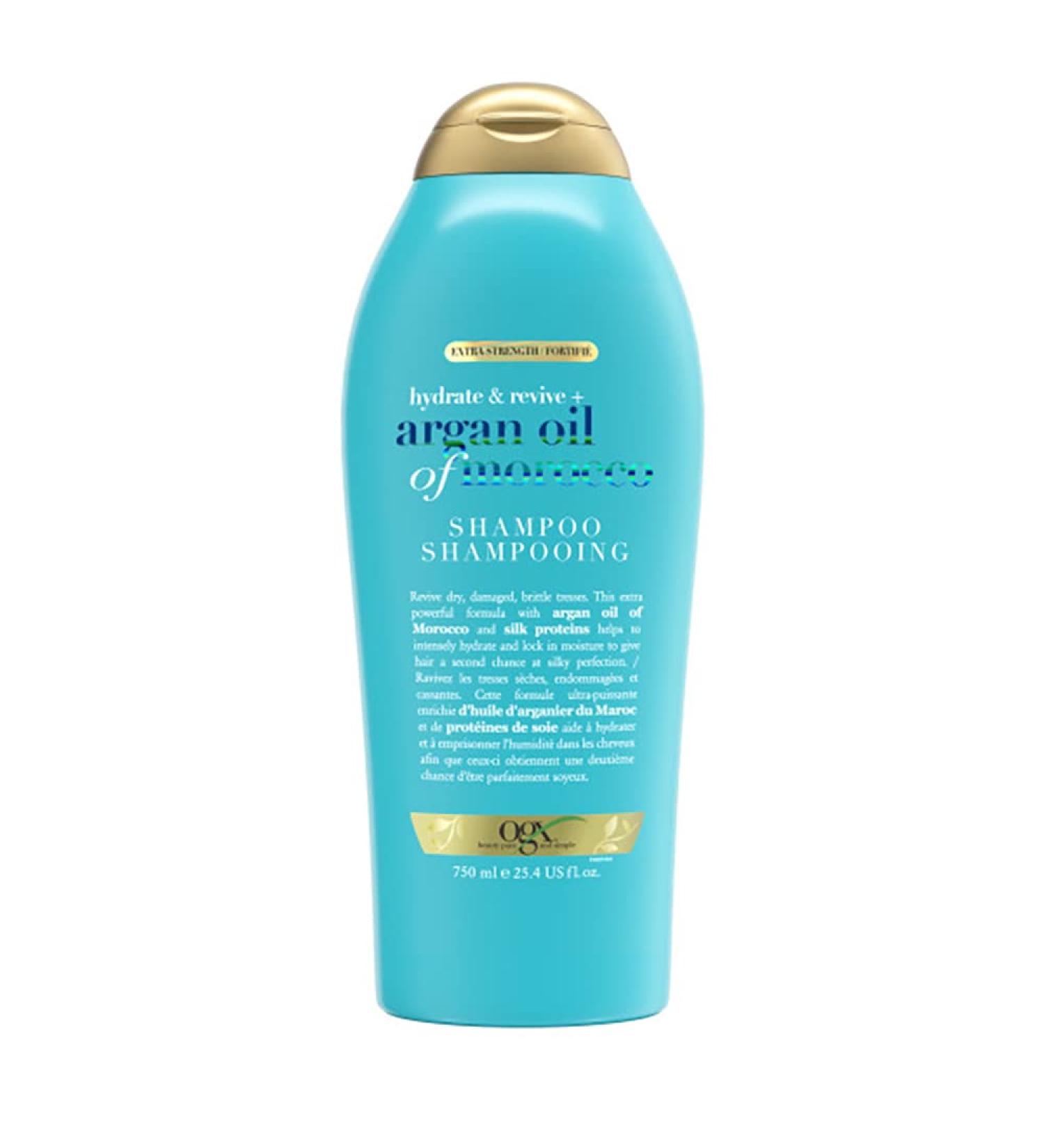 OGX Extra Strength Hydrate & Repair + Argan Oil of Morocco Shampoo for Dry Damaged Hair Cold-Pressed Argan Oil to Moisturize & Smooth Paraben-Free Sulfate-Free Surfactants 25.4 Fl Oz - Buy Online on GoSupps.com