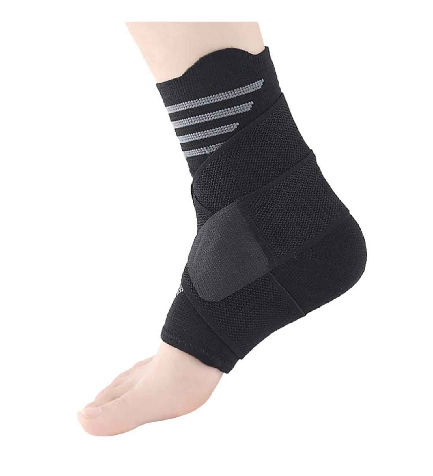Buy Elastic Ankle Wrap & Support Sleeve for Women | Sports Ankle Brace & Plantar Socks - Perfect for Basketball & Heel Pain Relief - Buy Online on GoSupps.com