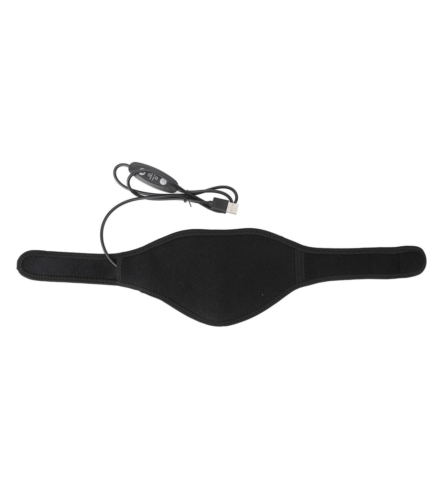 Shop Heating Neck Massager - 5 Speed Vibration & USB Heated Neck Wrap for Home & Office Use - Washable Comfort - Buy Online on GoSupps.com
